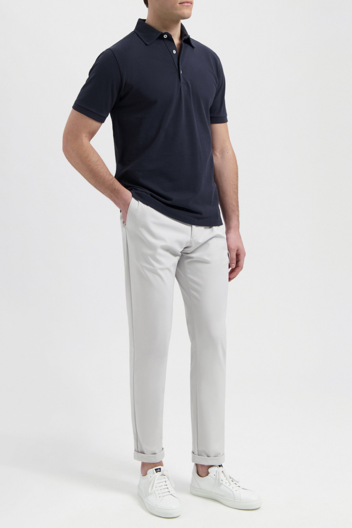 DAVIS | PIQUÉ POLO SHIRT DARK NAVY 3