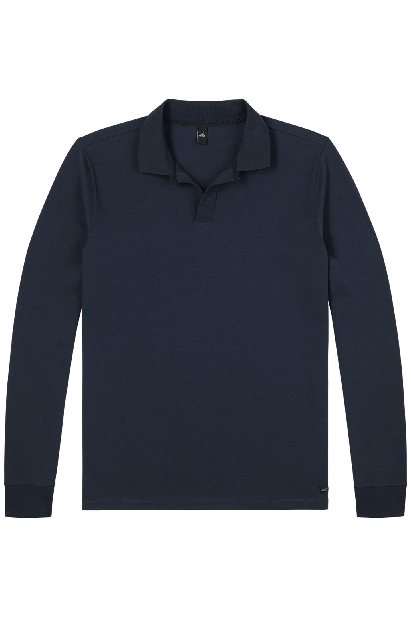 FILIP | JERSEY STRETCH LONGSLEEVE POLO NAVY BLUE 2