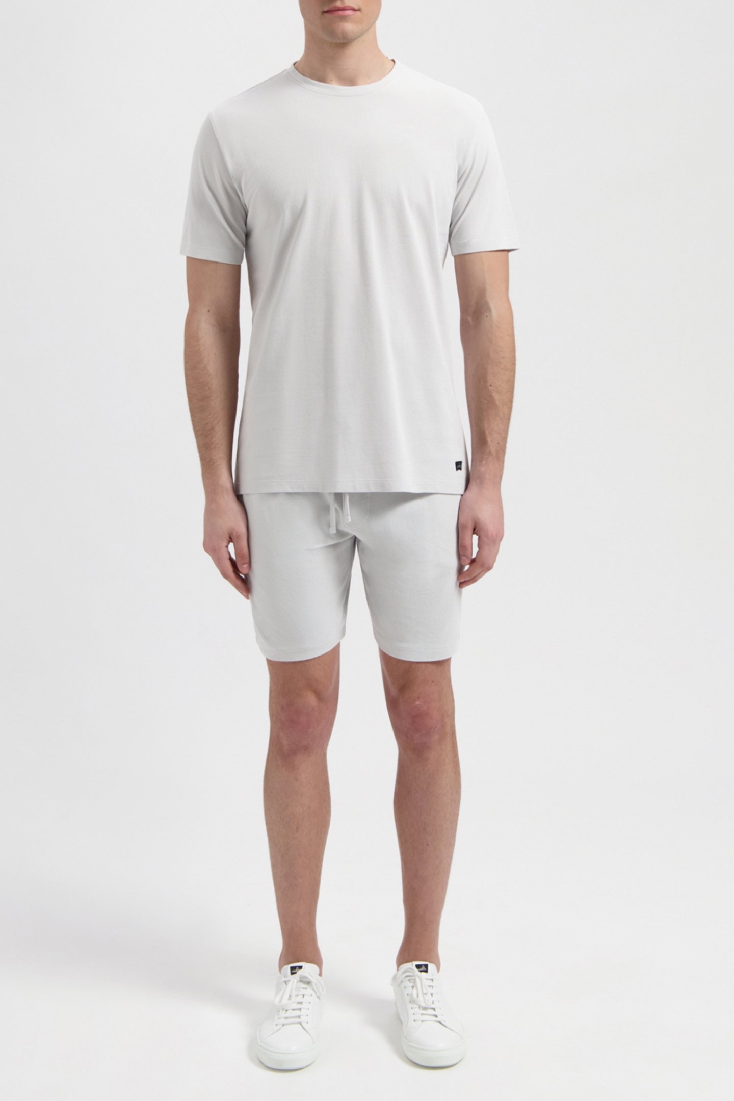 DEAN | PIQUÉ T-SHIRT LIGHT GREY 1