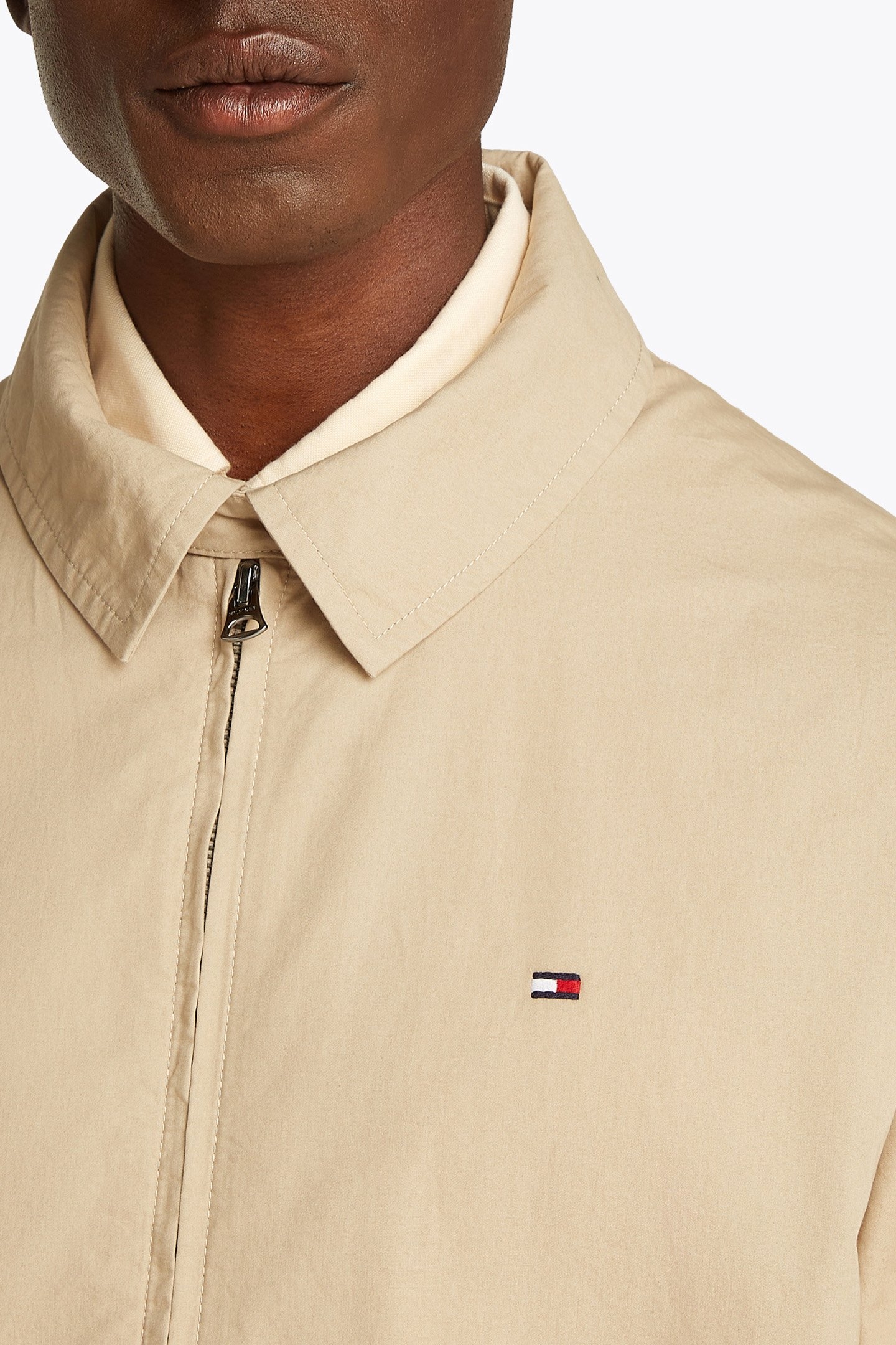 LOOSE FIT LONG SLEEVE JACKET BEIGE 6