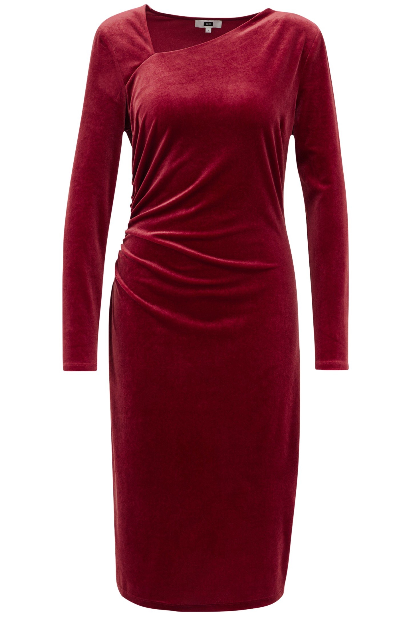 DRESS MID LENGTH VINTAGE RED 4