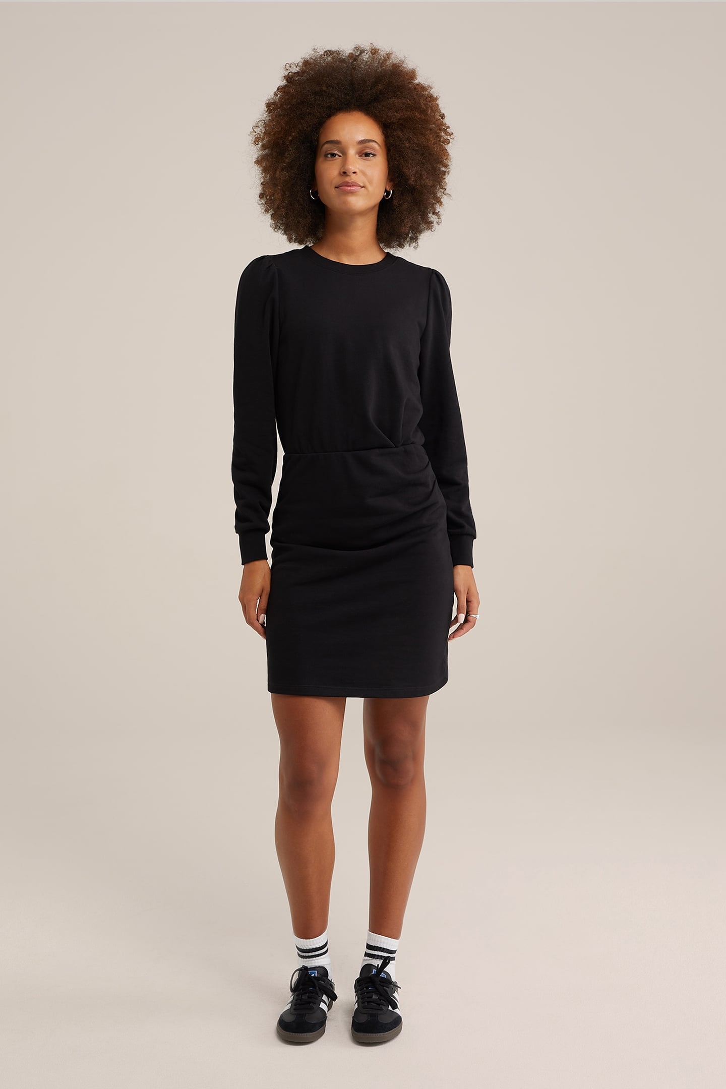 DRESS MID LENGTH BLACK 2