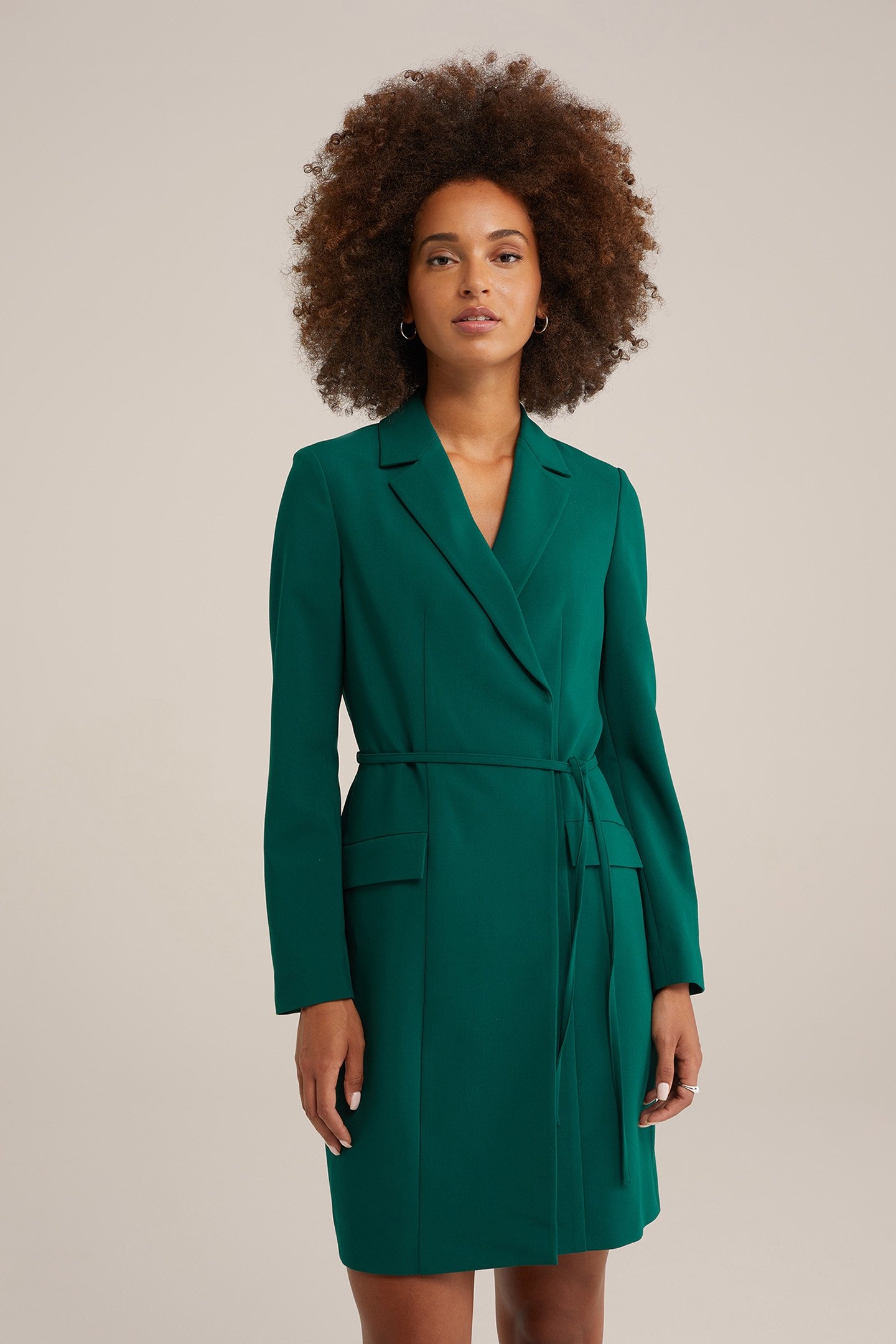 DRESS SHORT DARK GREEN 1