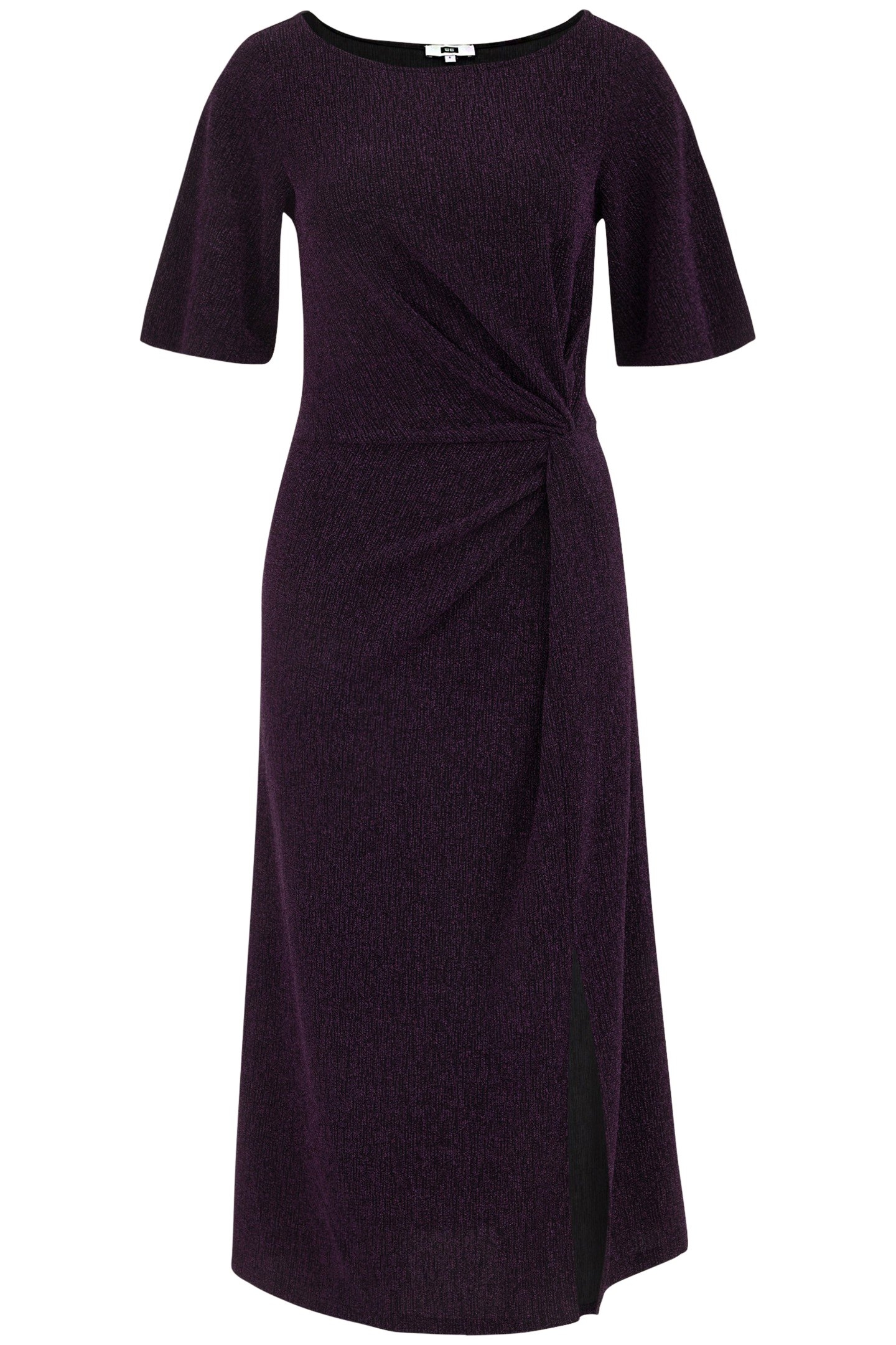 DRESS MID LENGTH DARK PURPLE 3