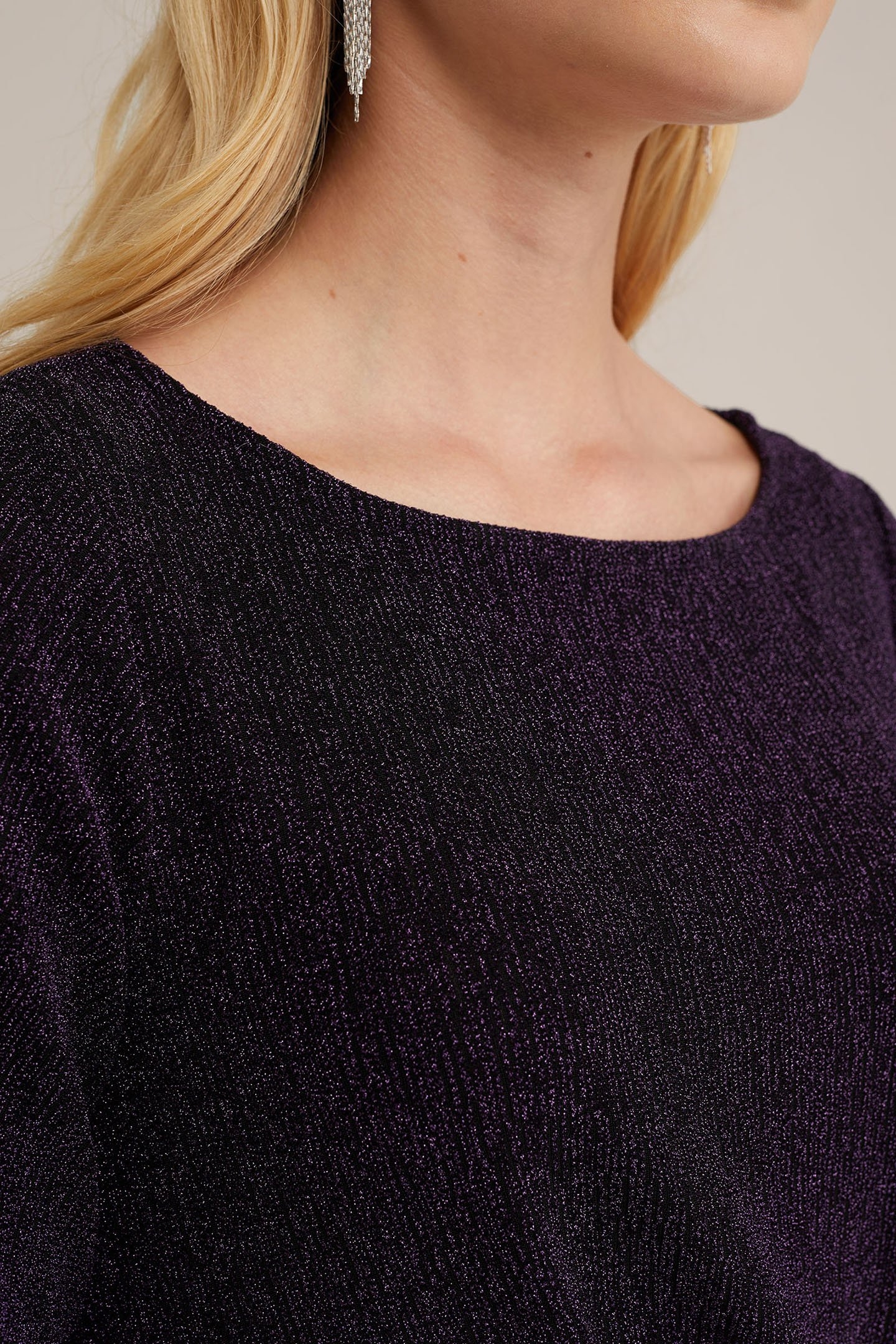 DRESS MID LENGTH DARK PURPLE 5