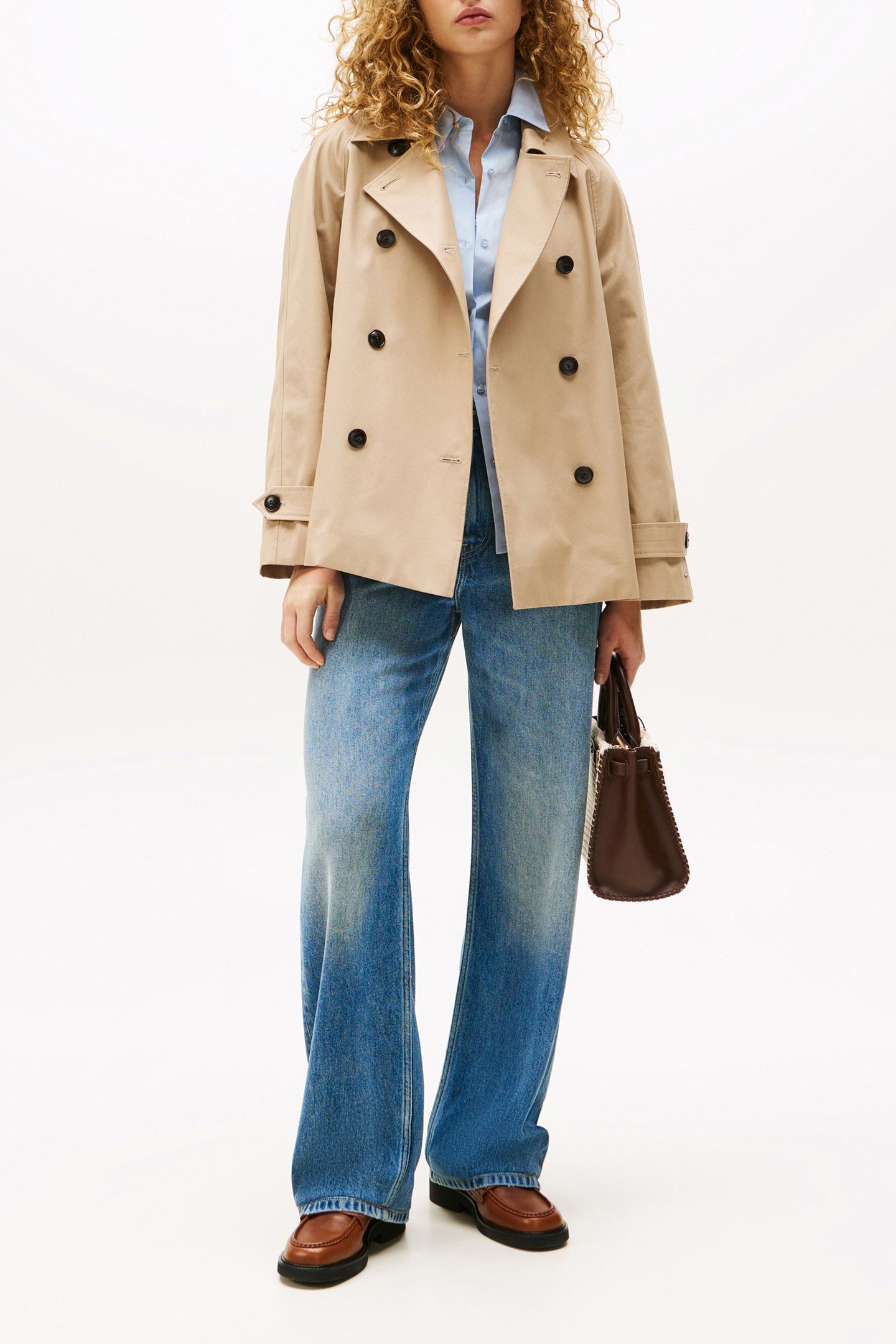 WOMEN'S STANDARD FIT TRENCH COAT BEIGE 2