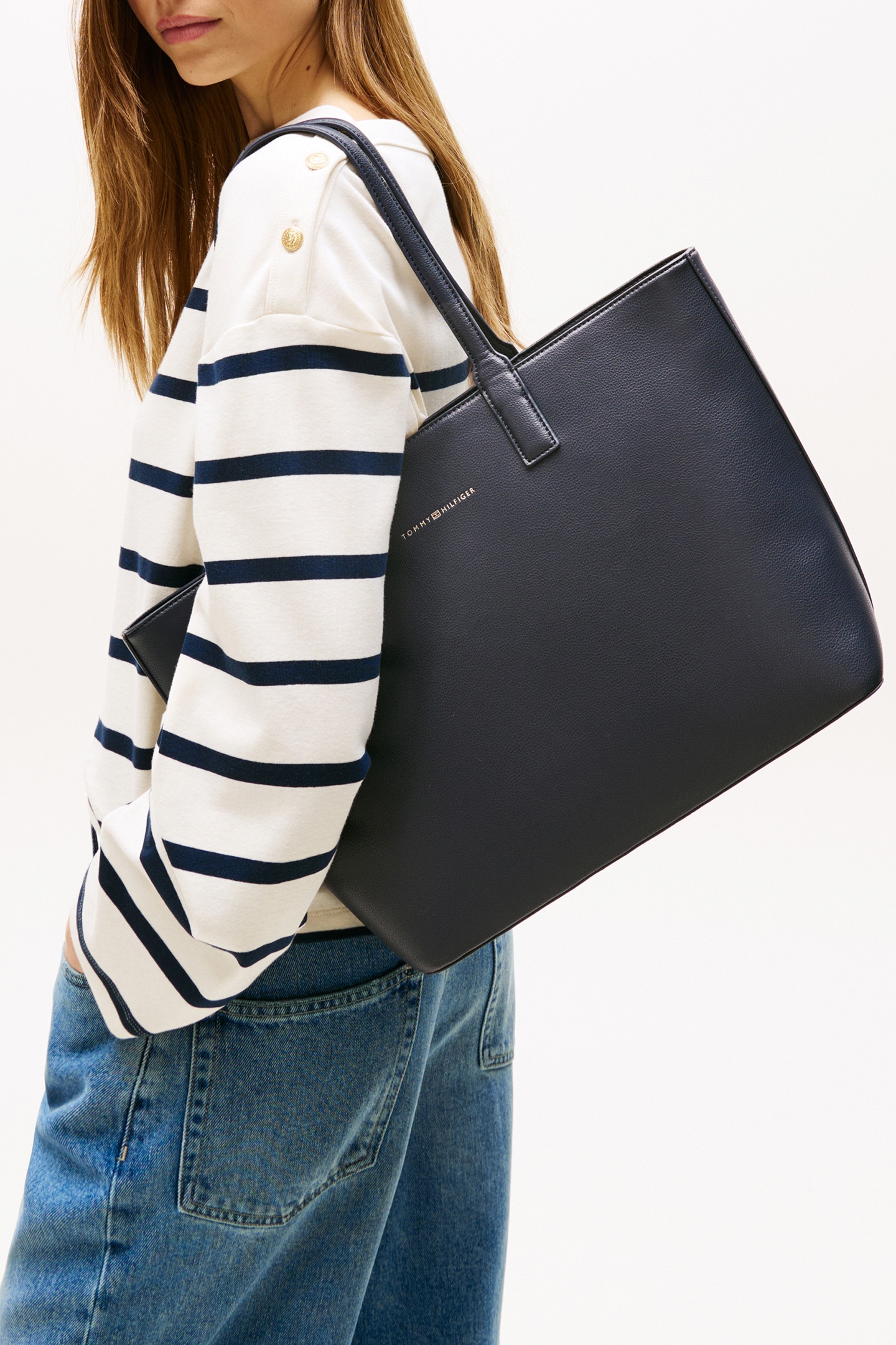 TH LOGOTAPE TOTE BAG SPACE BLUE 2