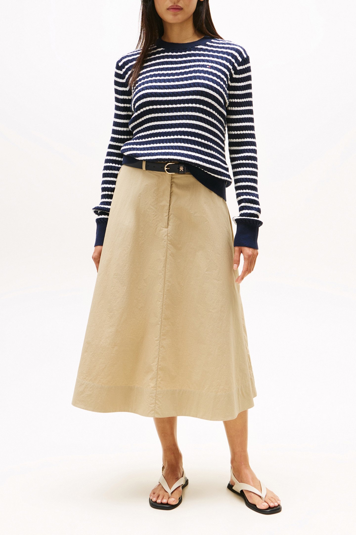 CO CABLE FINE GG STANDARD FIT PULLOVER NAVY 2