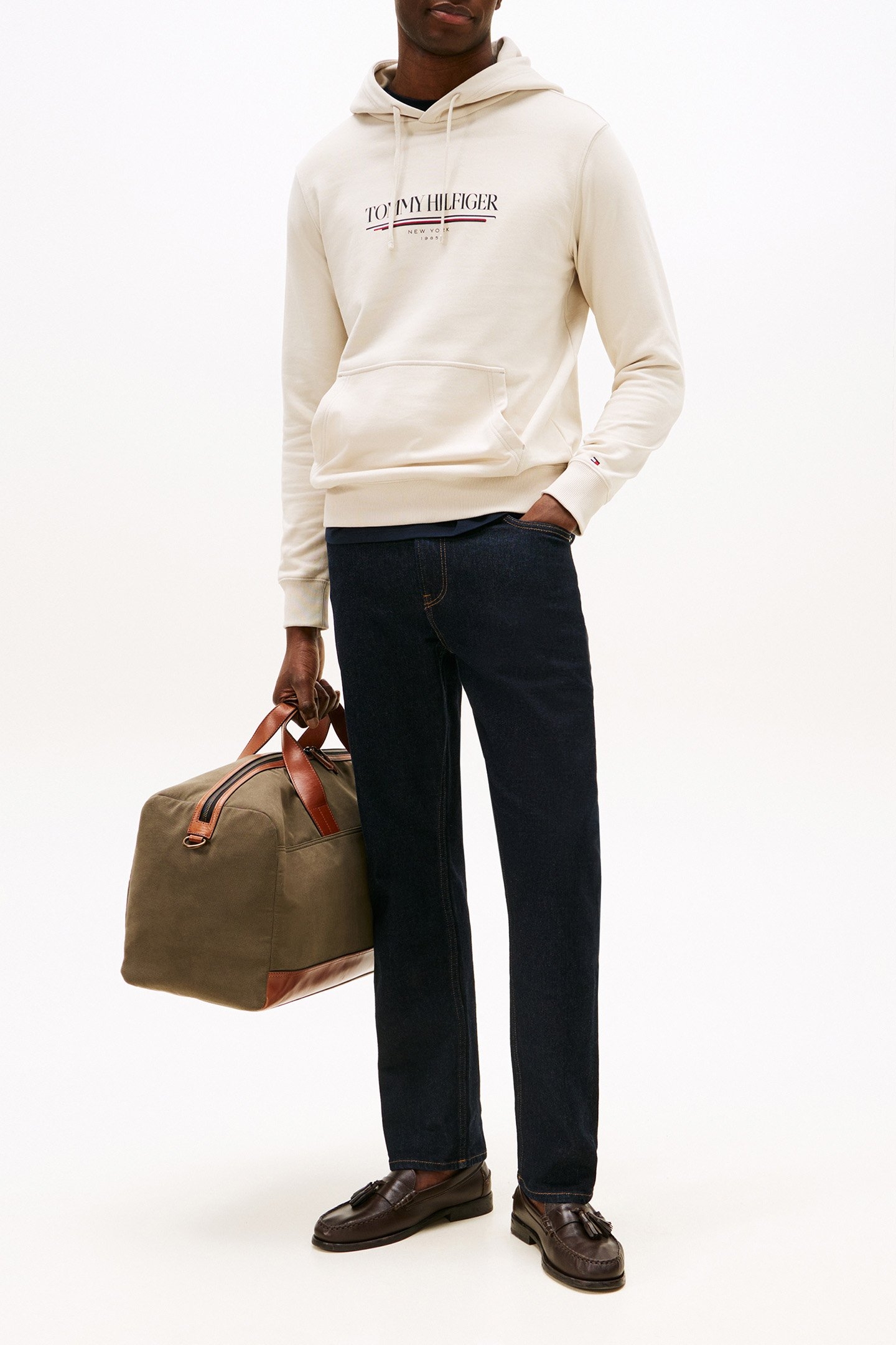 BRAND LOVE HILFIGER STANDARD FIT HOODIE BLUE 2