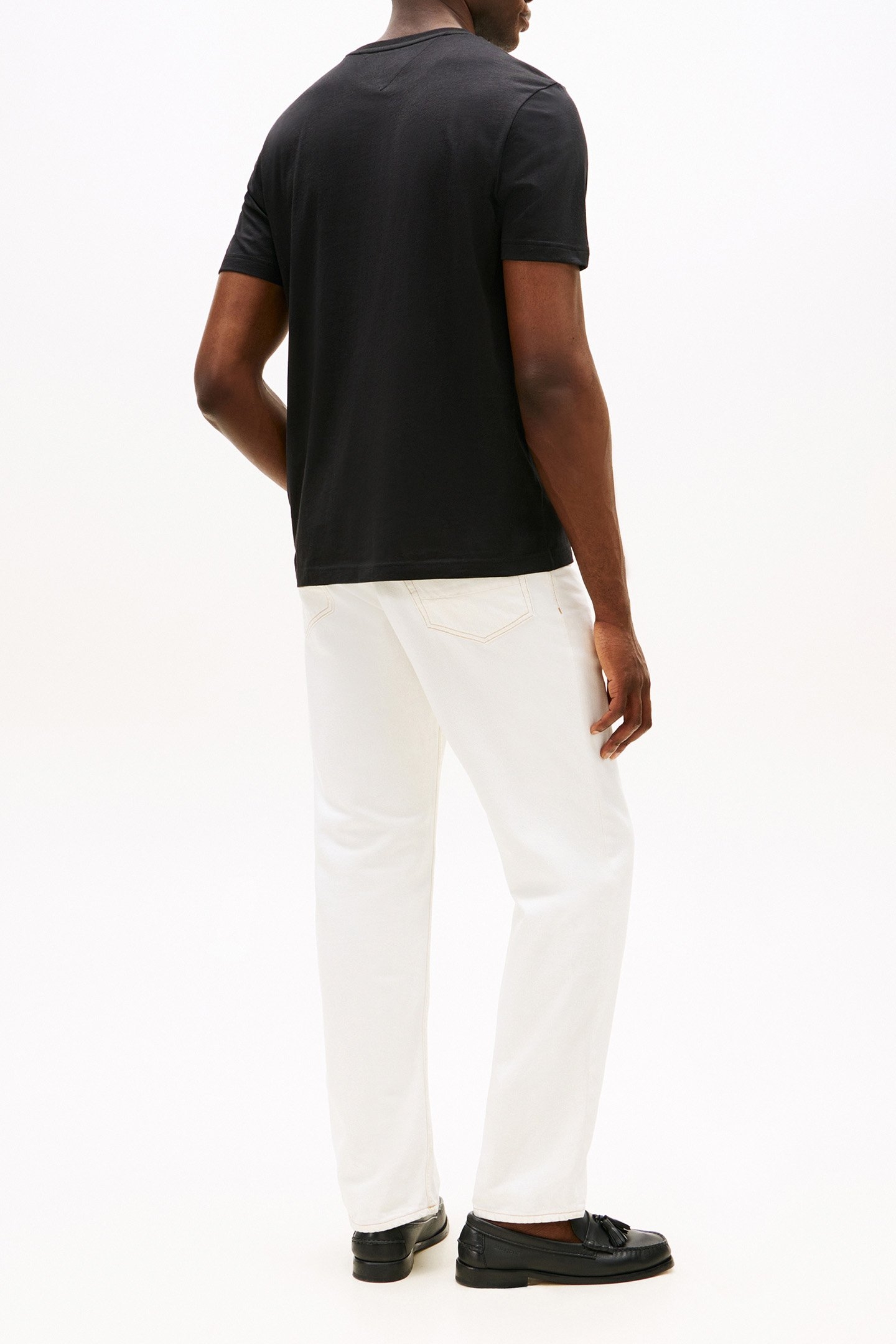 HILFIGER STACK REGULAR FIT SHORT SLEEVE TEE BLACK 3