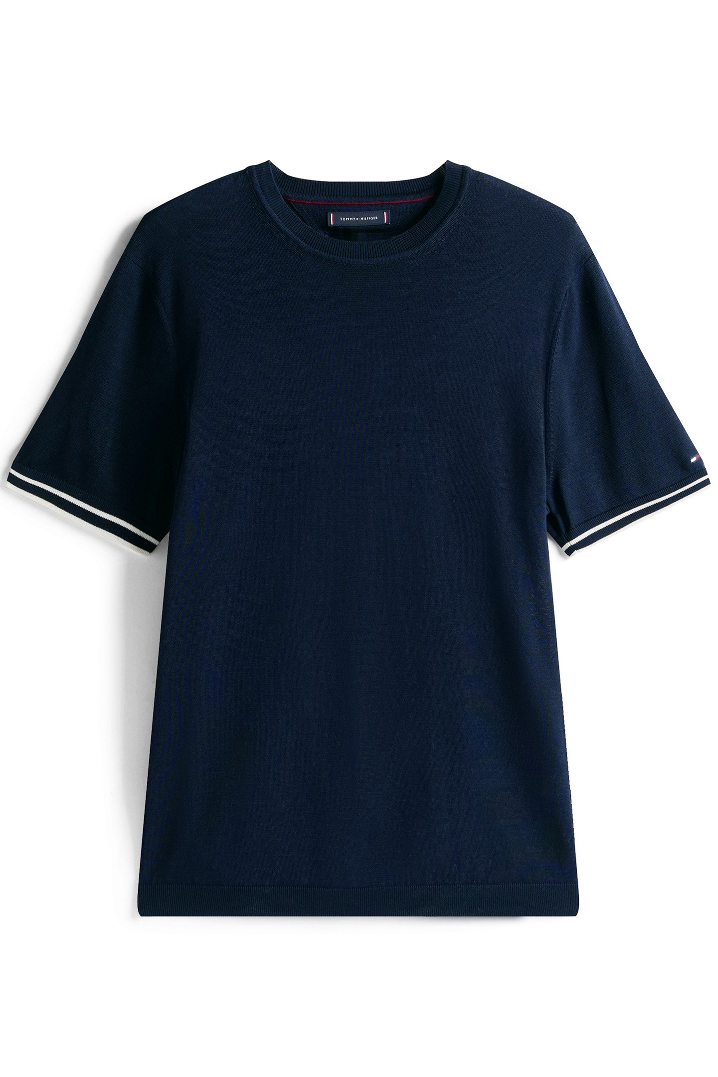 DC TIPPING STRIPE T-SHIRT DESERT SKY/IVORY PETAL 4