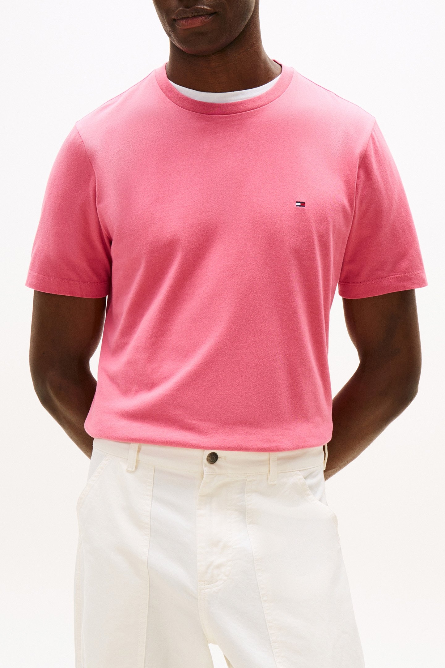 ESS SEASONAL REG FIT T-SHIRT, LIGHT PINK 1