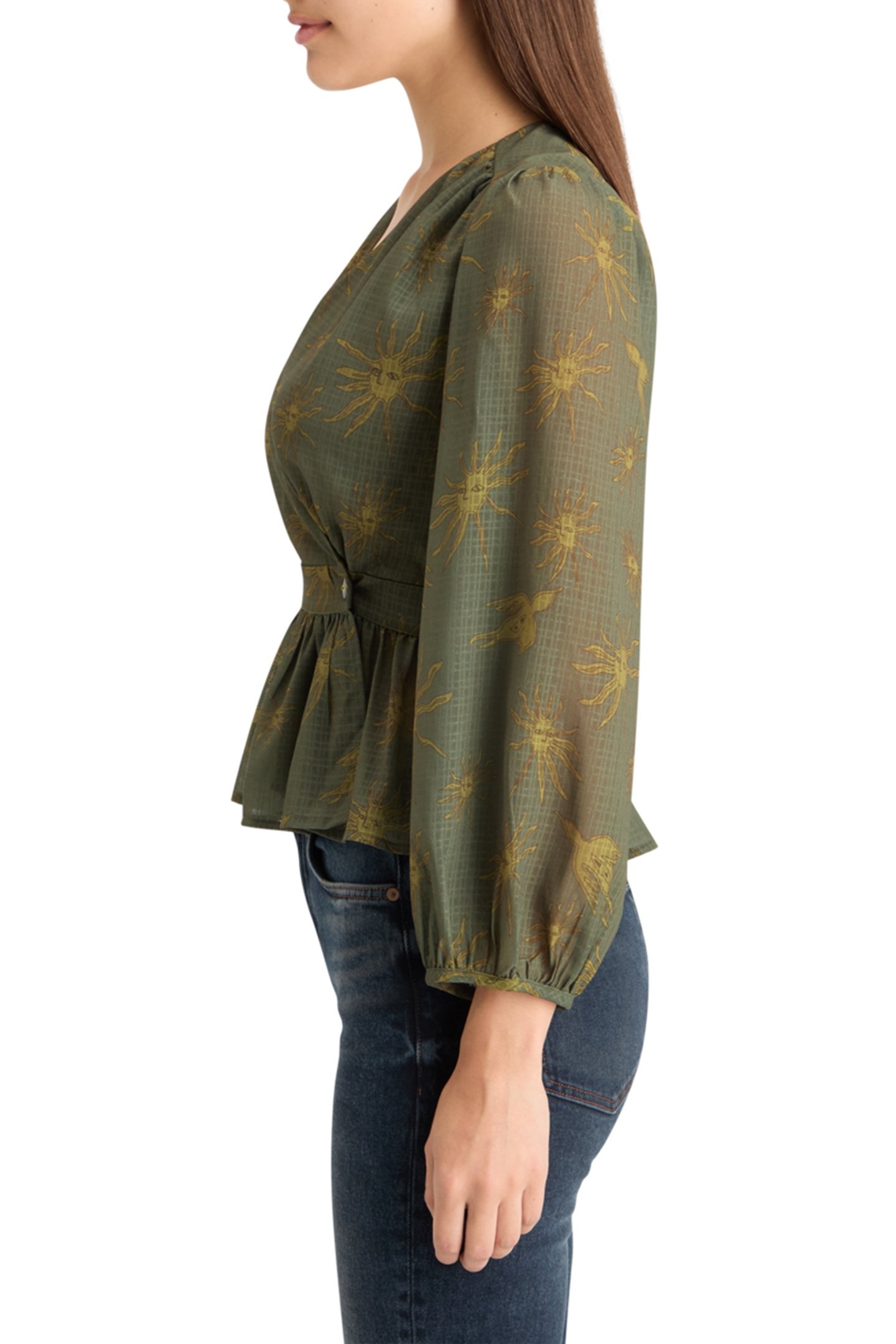WRAP TOP MYSTIC SKY OLIVE 6
