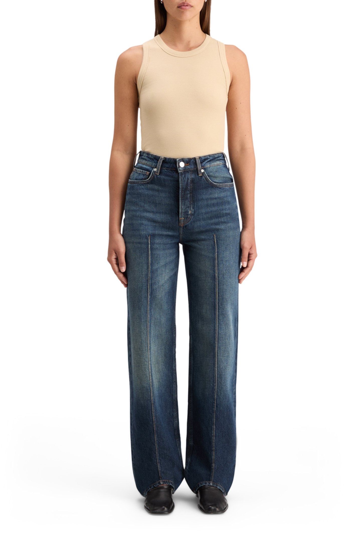 THE RIPPLE AUTHENTIC STRAIGHT JEANS - LUX BLUE 3