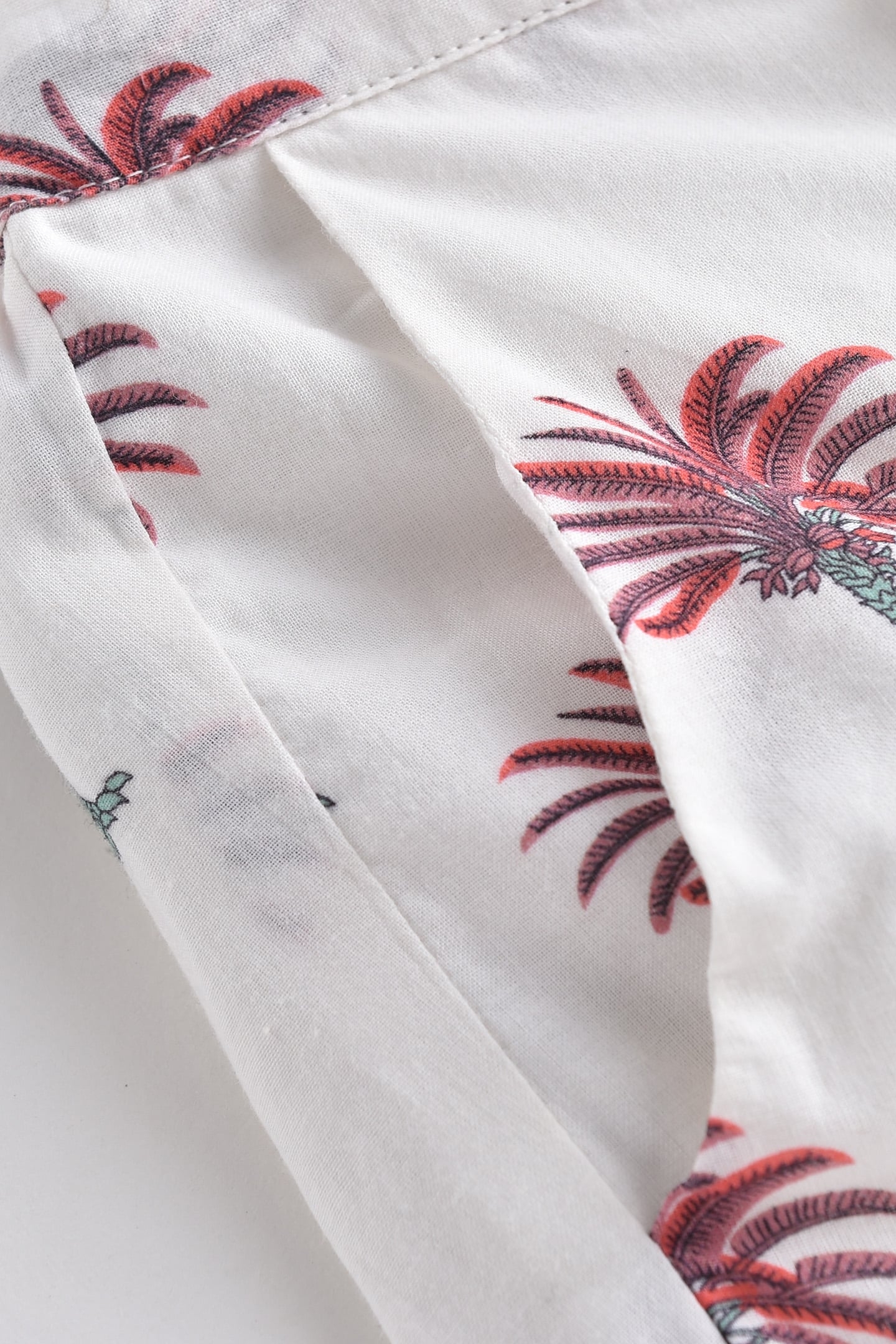 PANTS AVANI WHITE TROPICAL 5
