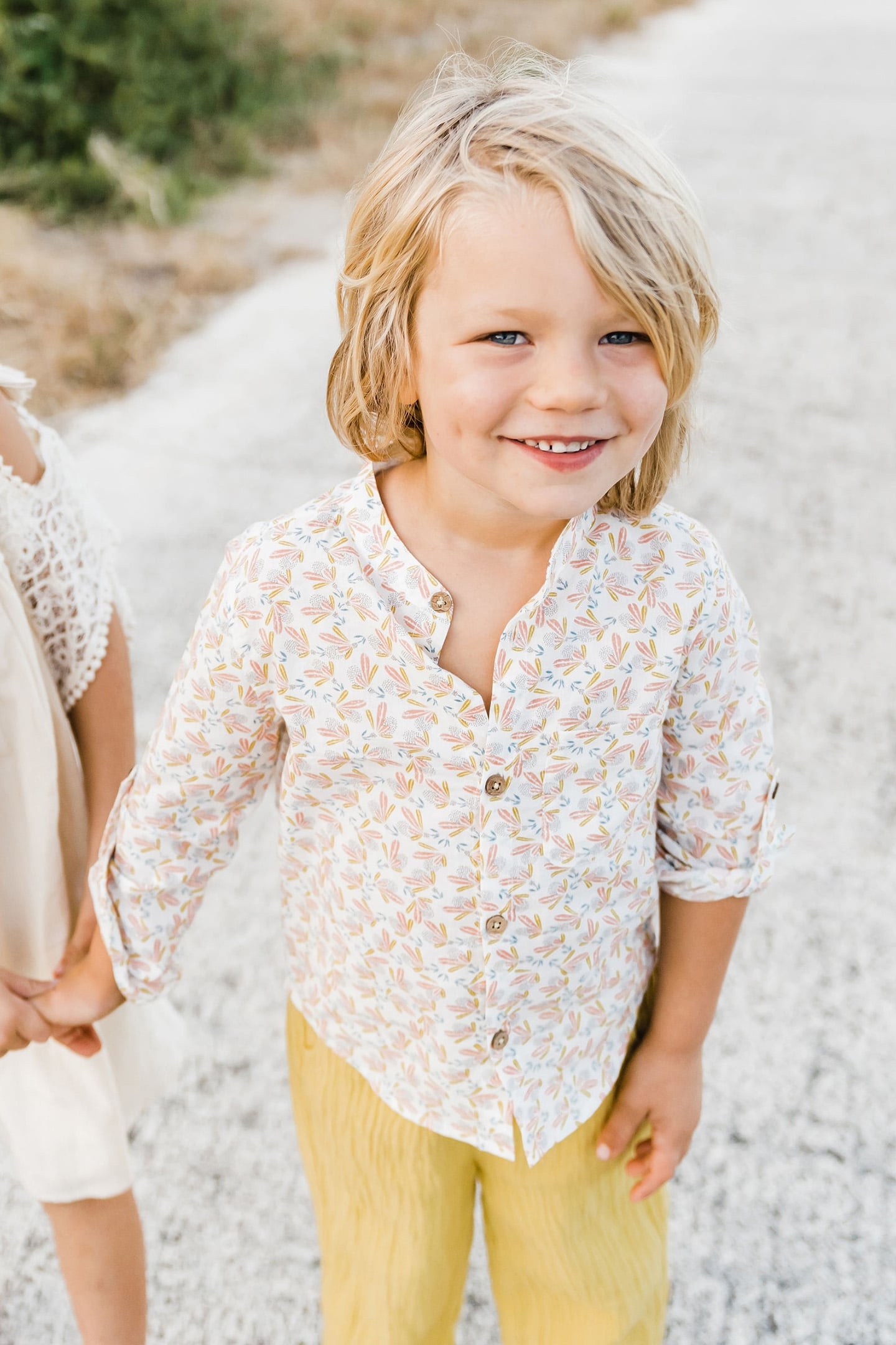 SHIRT AMOD CREAM PETALS 4