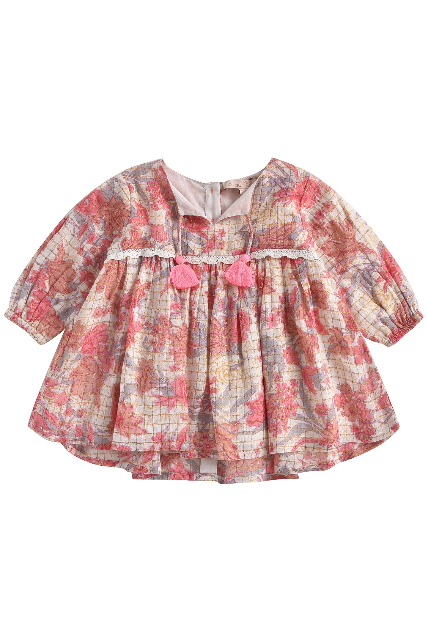 DRESS FELIZITA PINK FLOWERS 1