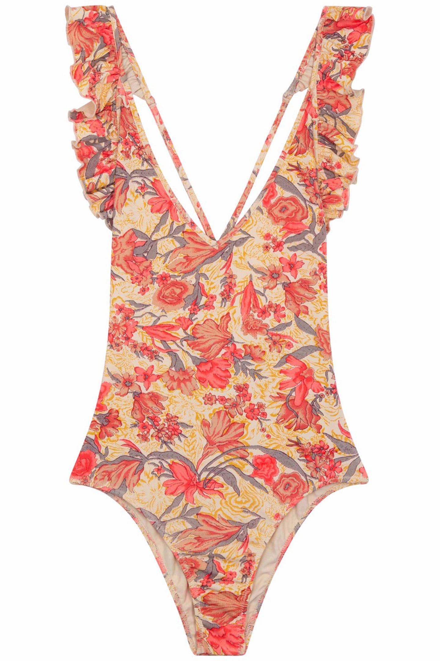 BATHING SUIT REVA PINK FLOWERS 3