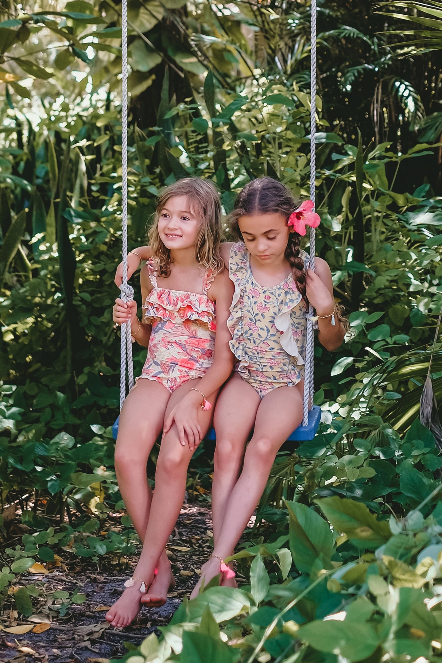 BATHING SUIT ZACATECAS PINK FLOWERS 5