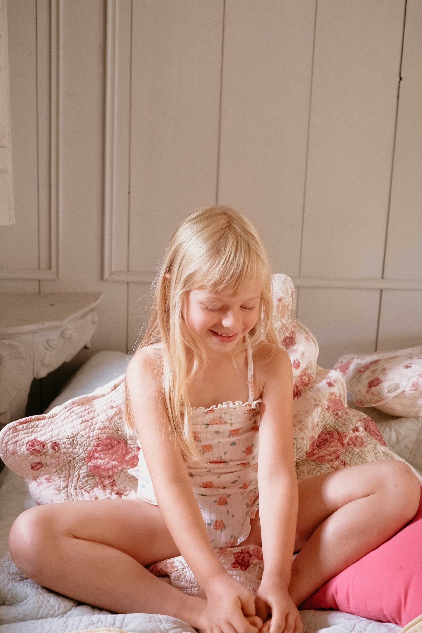 SHORTS ANCHI OFF-WHITE FLOWERS 4