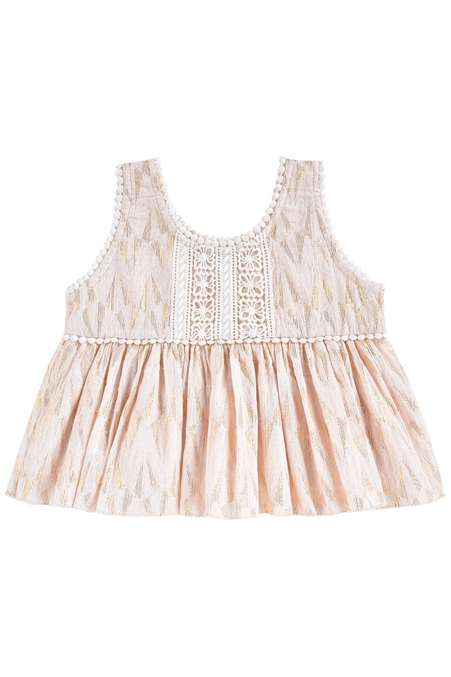 TOP LOMEDEO BLUSH PSYCHE LUREX 1