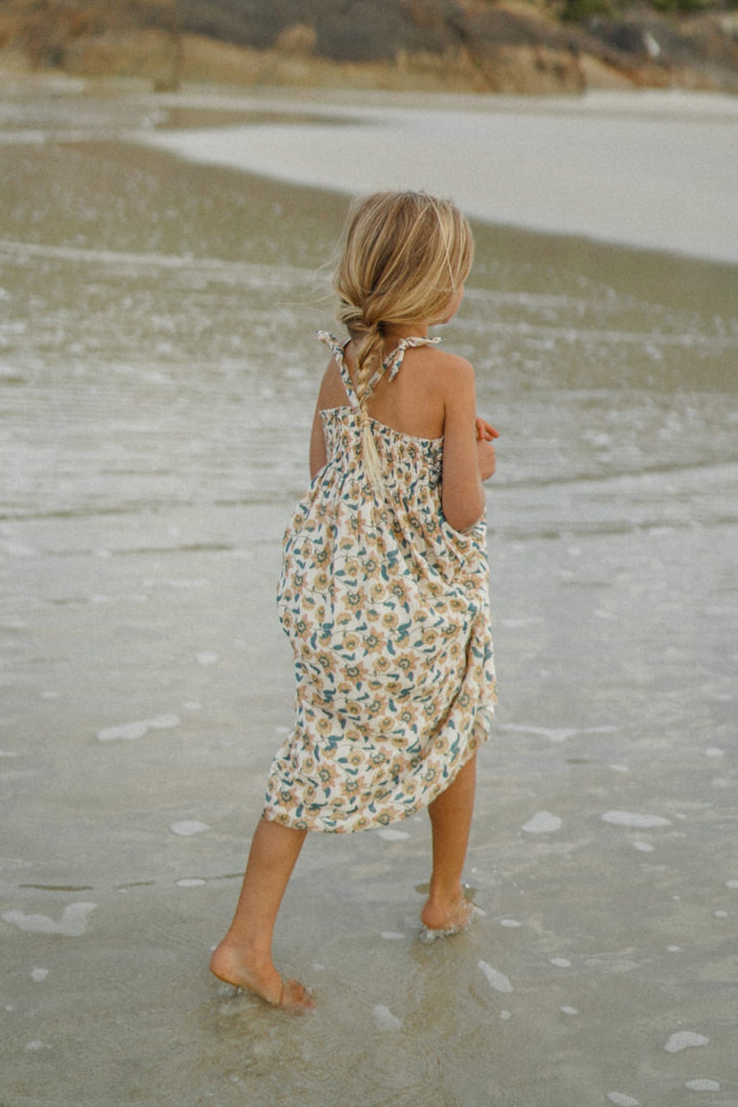 DRESS MARCELINE CREAM FLOWERS 6