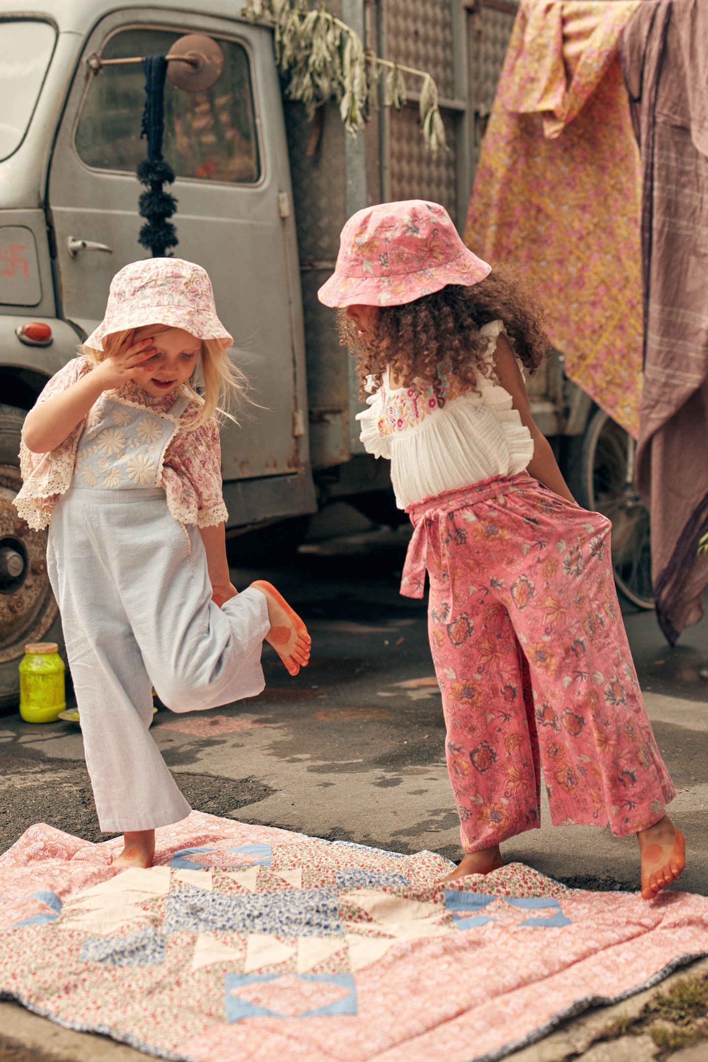 OVERALLS VIDYA BLUE STRIPES 5