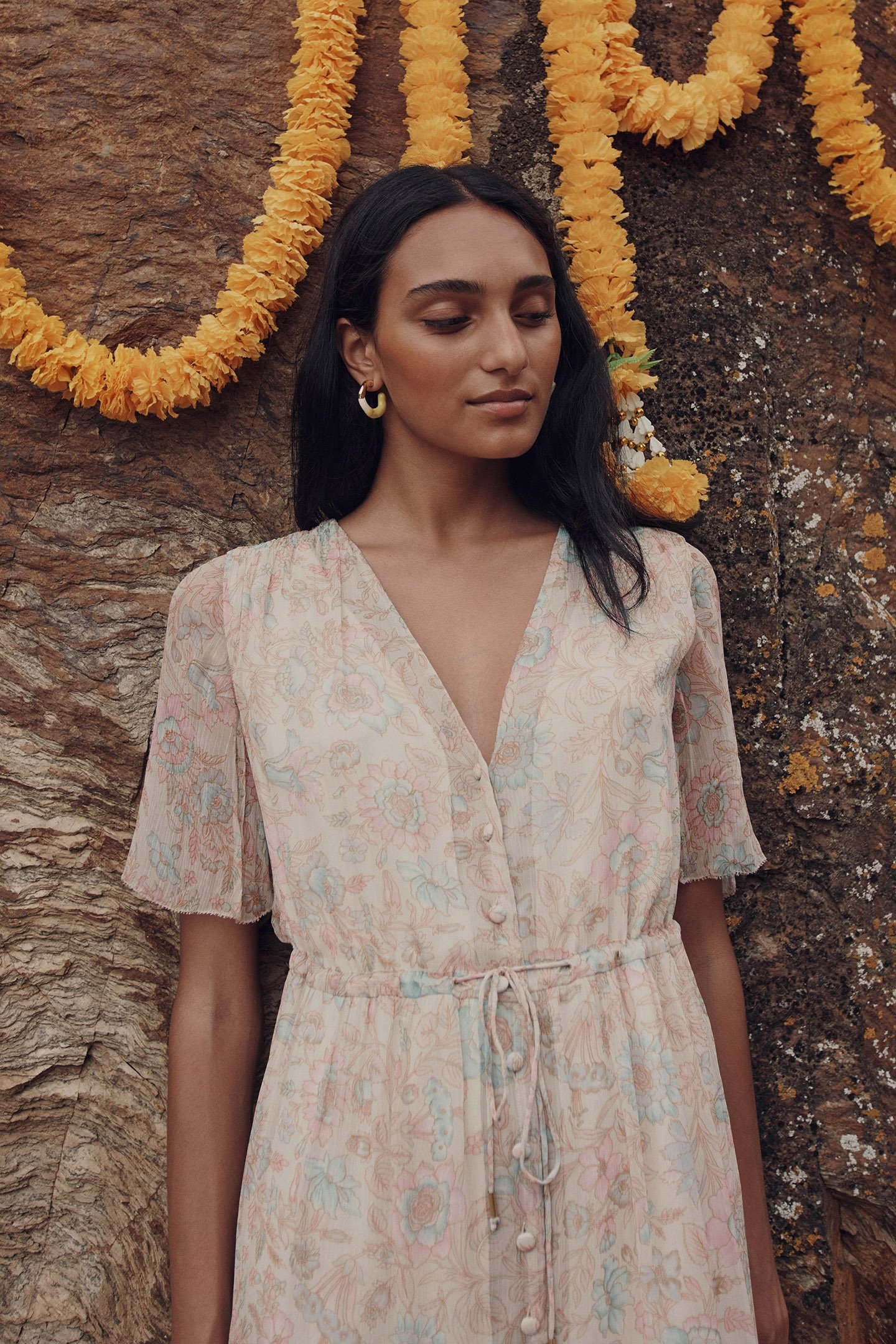 DRESS CHALLU BLUSH RAINBOWMANDALA 3