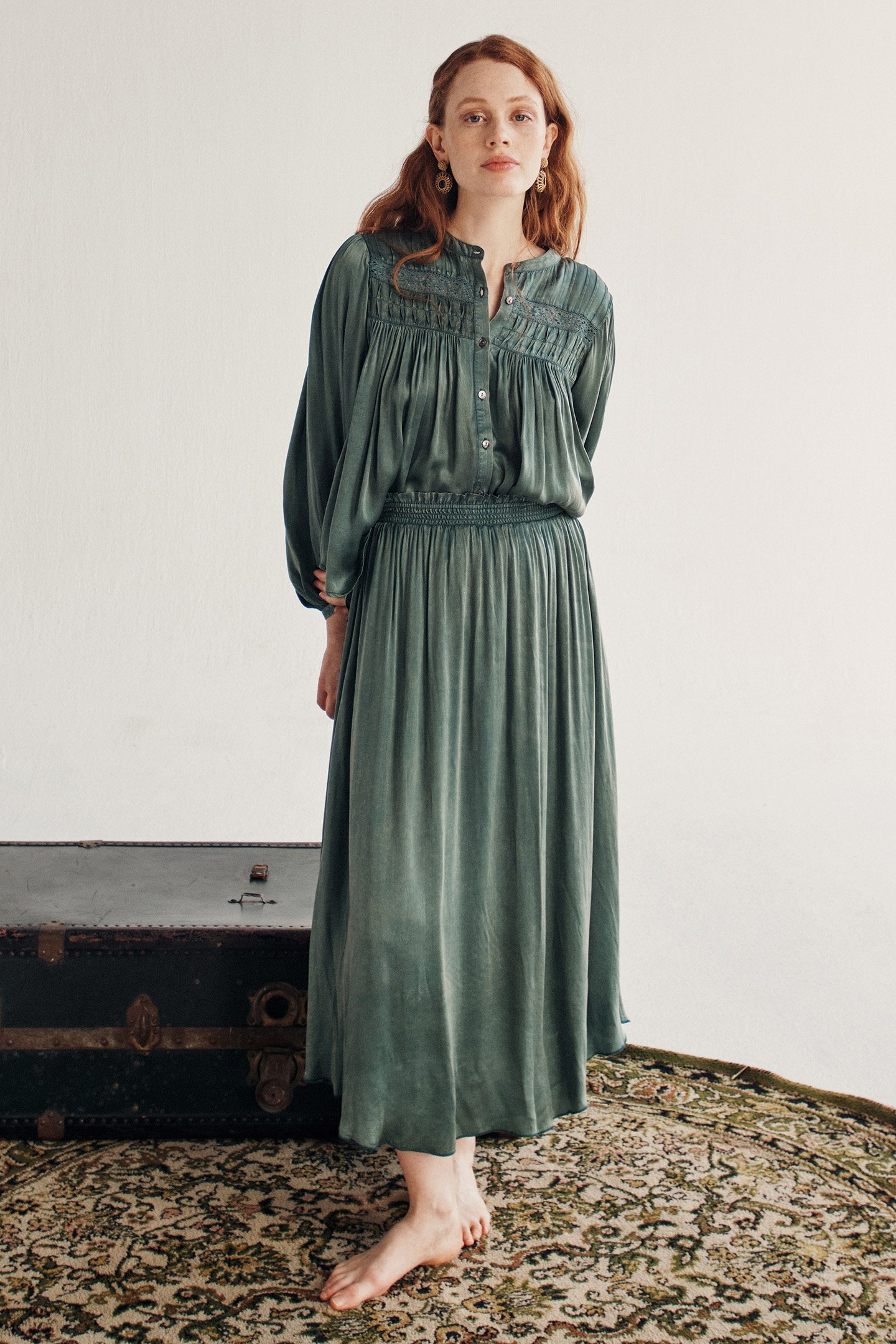 SHIRT JALLY FOREST GREEN 1