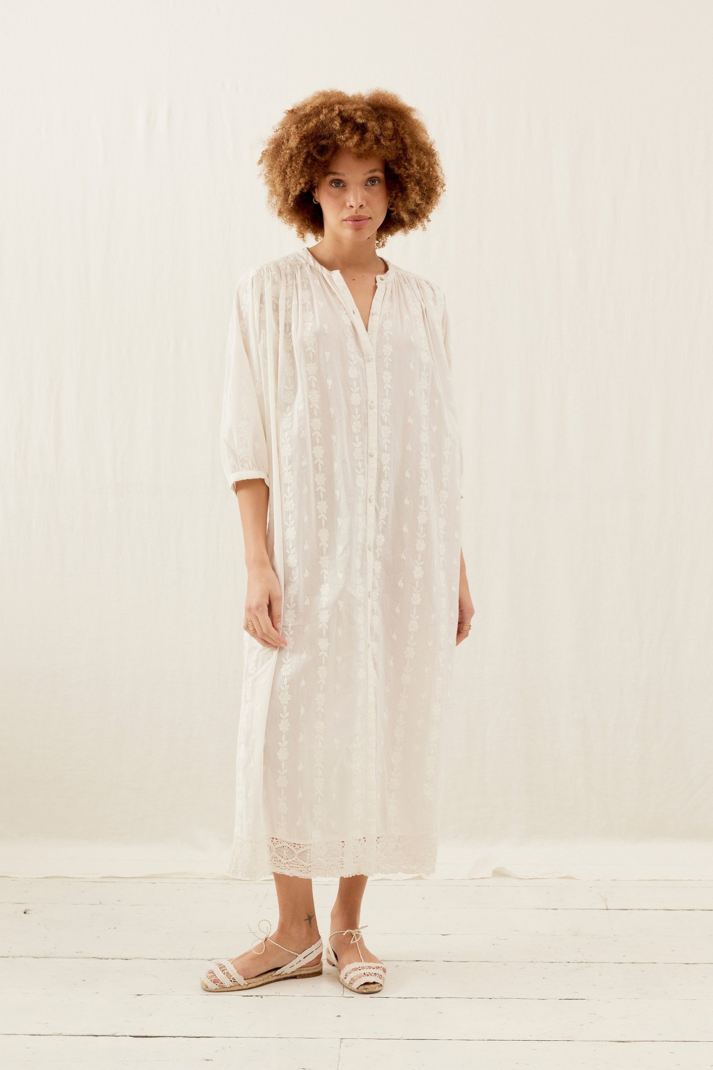 DRESS PALINA OFF WHITE 1