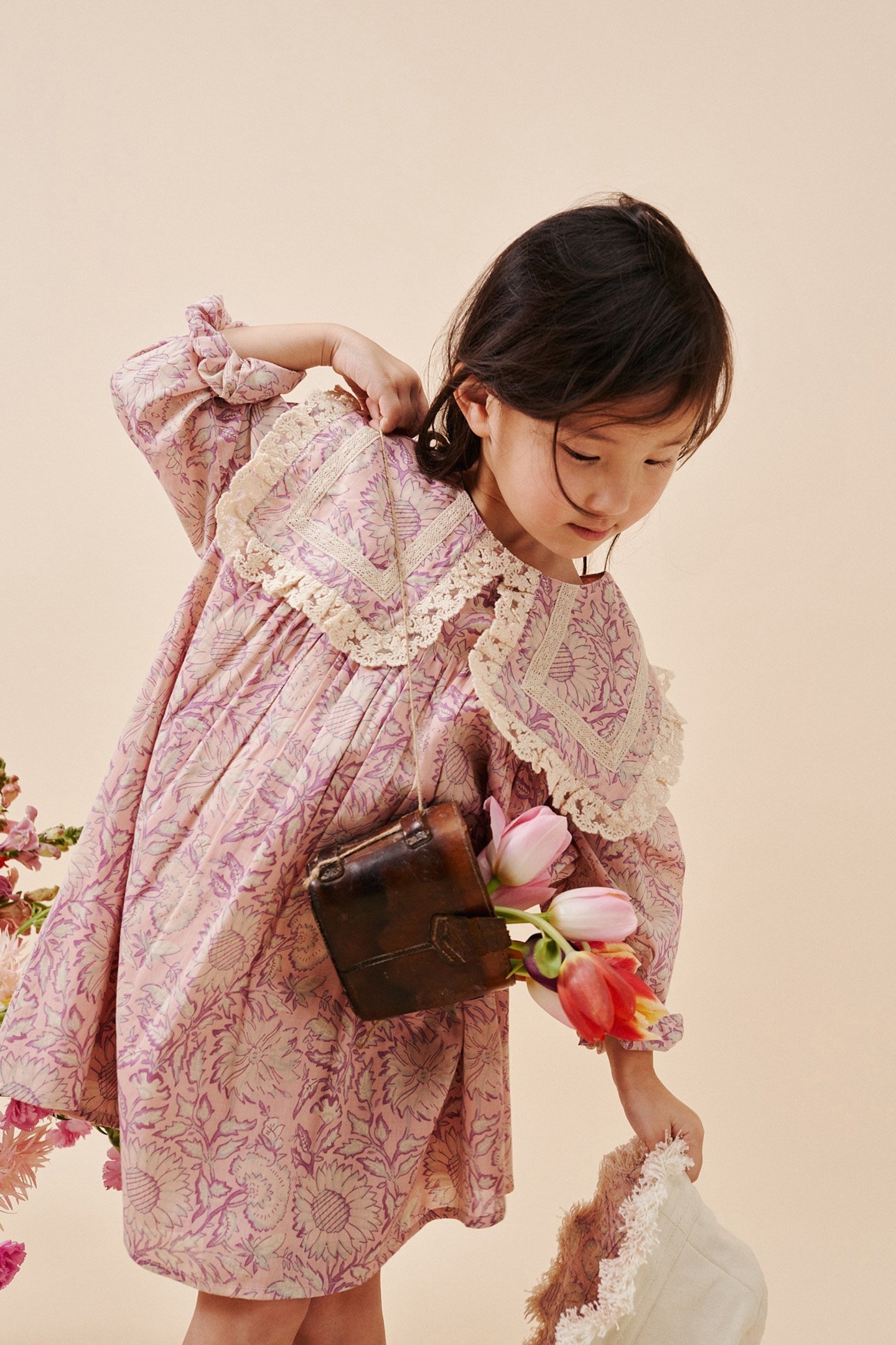 DRESS ARINOLA PINK DAISY GARDEN 8