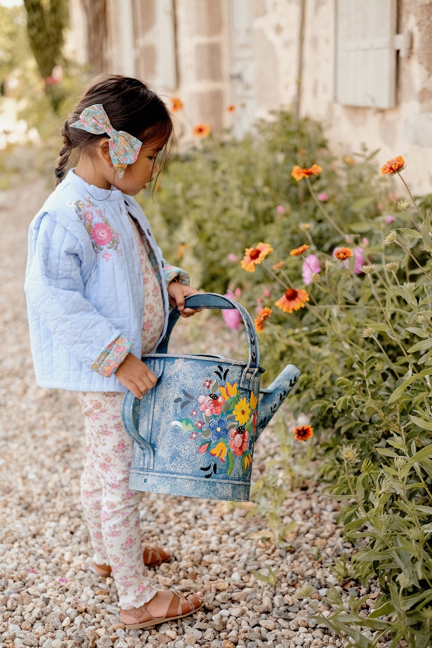 LEGGINGS ANANDOU CREAM BUCOLIA FIELDS 4