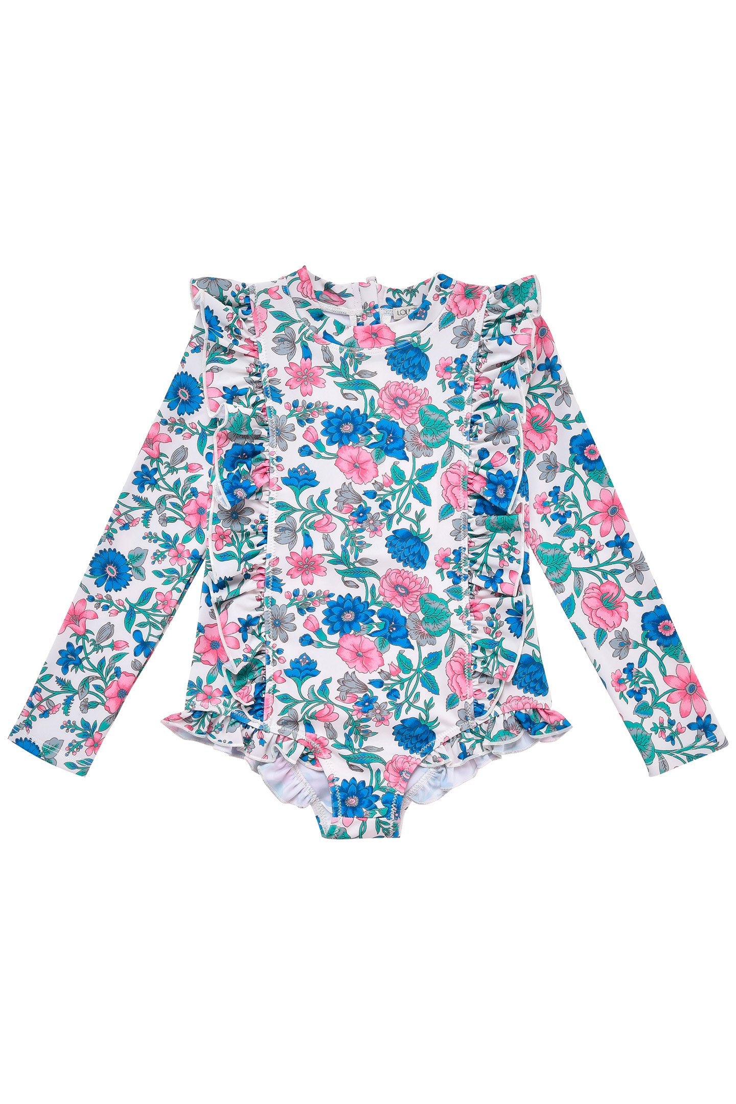 BATHING SUIT AURELIE BLUE SUMMER MEADOW 1