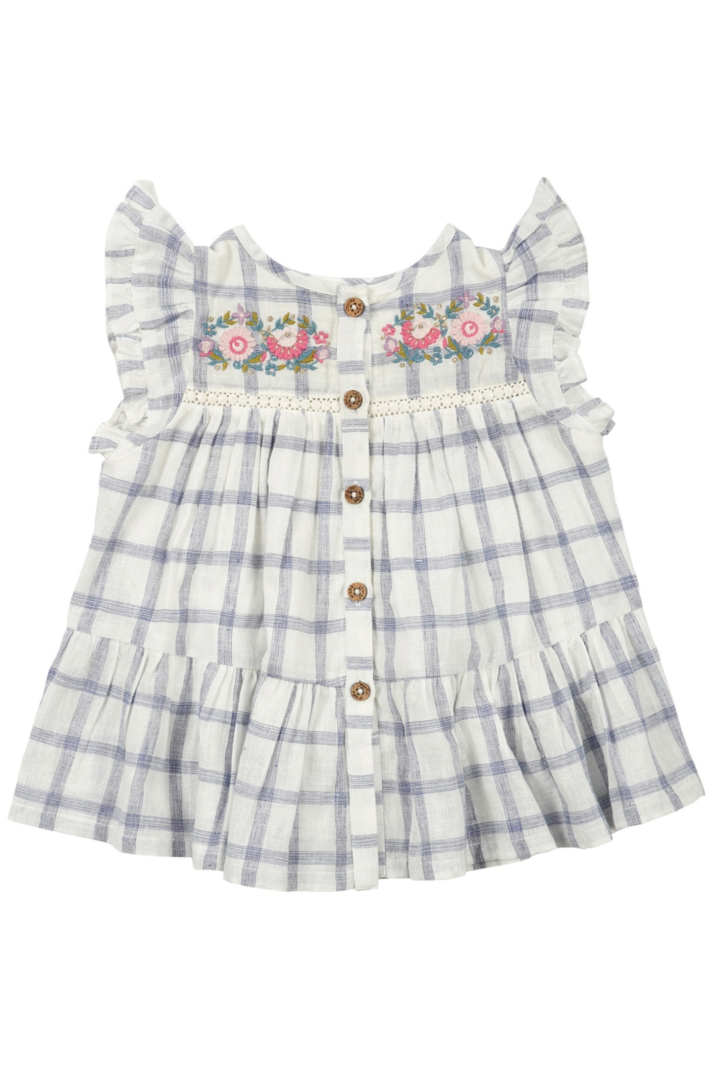 DRESS CARLINA BLUE RIVER CHECKS 2