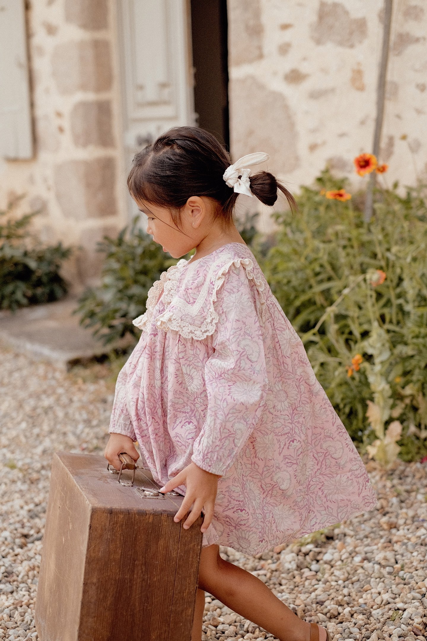 DRESS ARINOLA PINK DAISY GARDEN 7