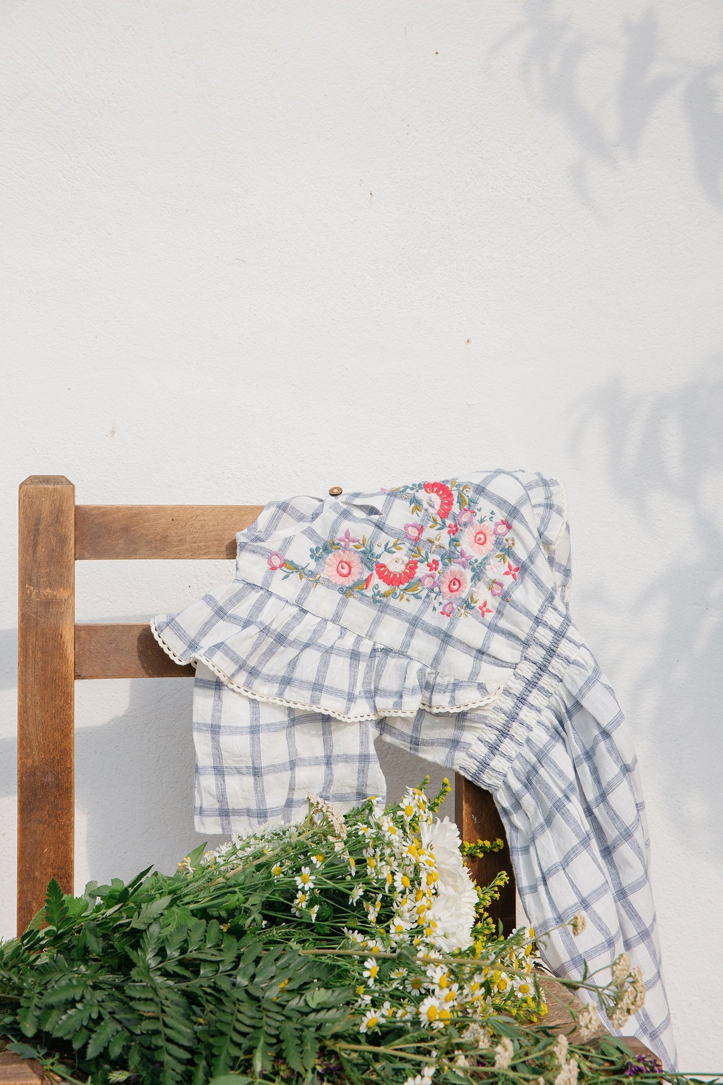 DRESS ALIETTE BLUE RIVER CHECKS 6