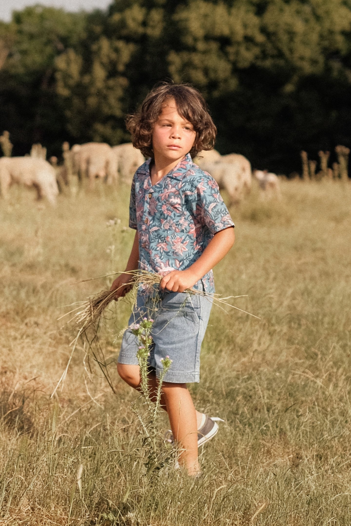 SHIRT ALOV TEAL GARDEN OF EDEN 1