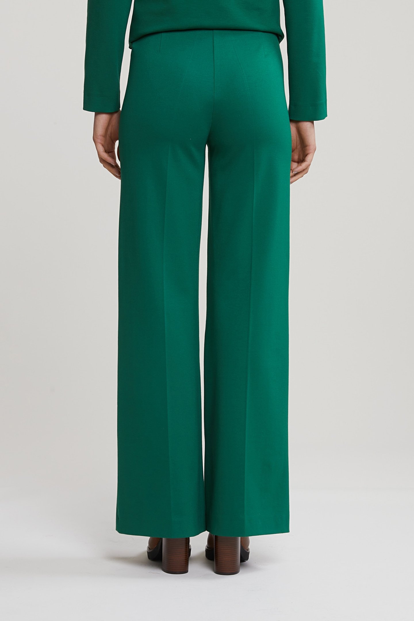 GREEN CLASSIC PANTS ELASTIC WAIST 2