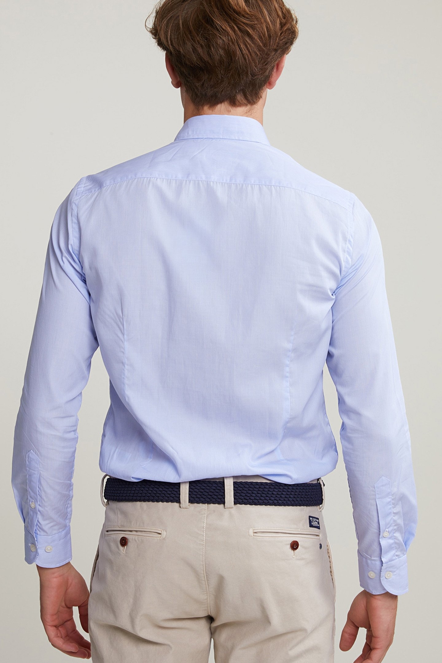 SLIM FIT STRIPED SHIRT BLUE/WHITE 2