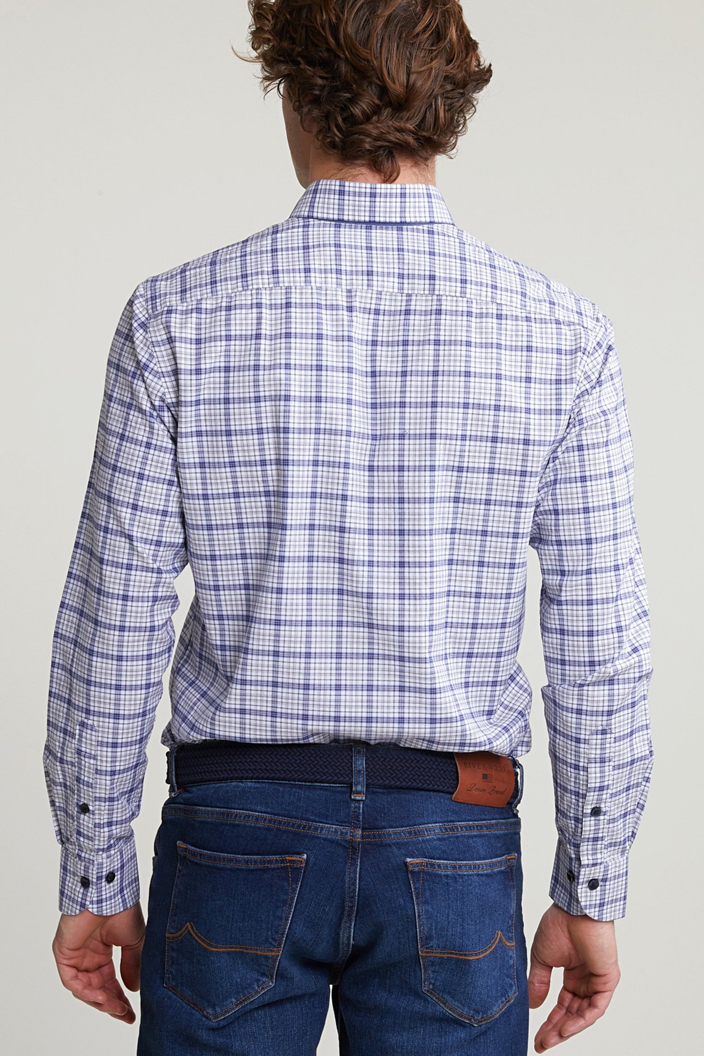 CUSTOM FIT CHECKED SHIRT MULTI 2
