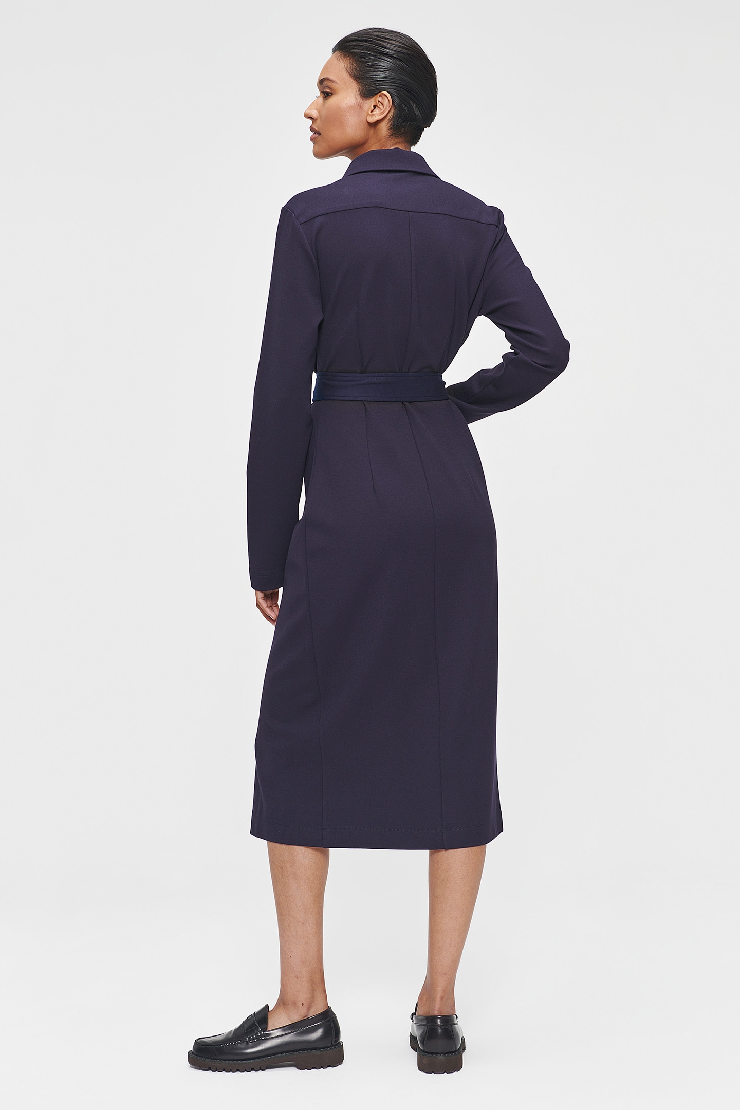 SHIRT DRESS INK BLUE 2