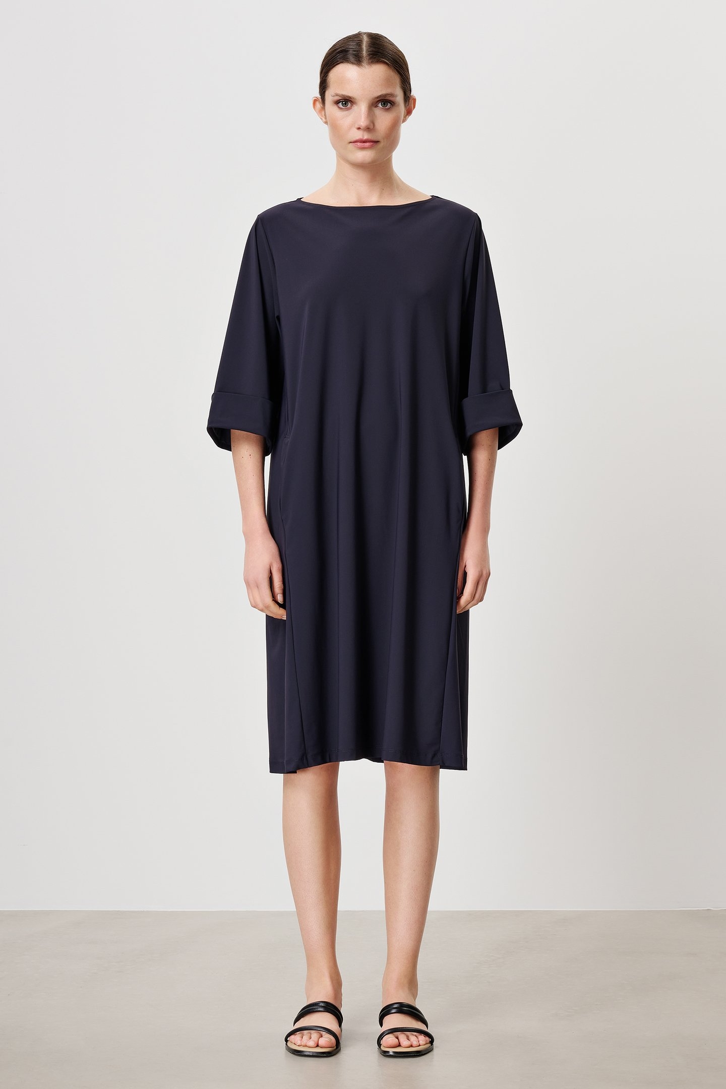 CAROL DRESS INK BLUE 4