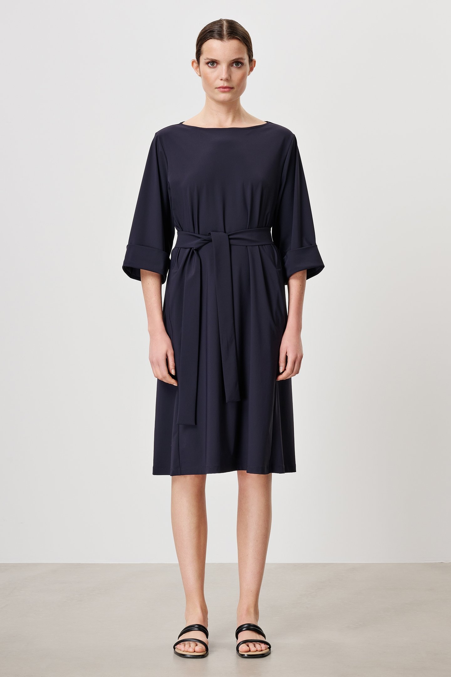 CAROL DRESS INK BLUE 1