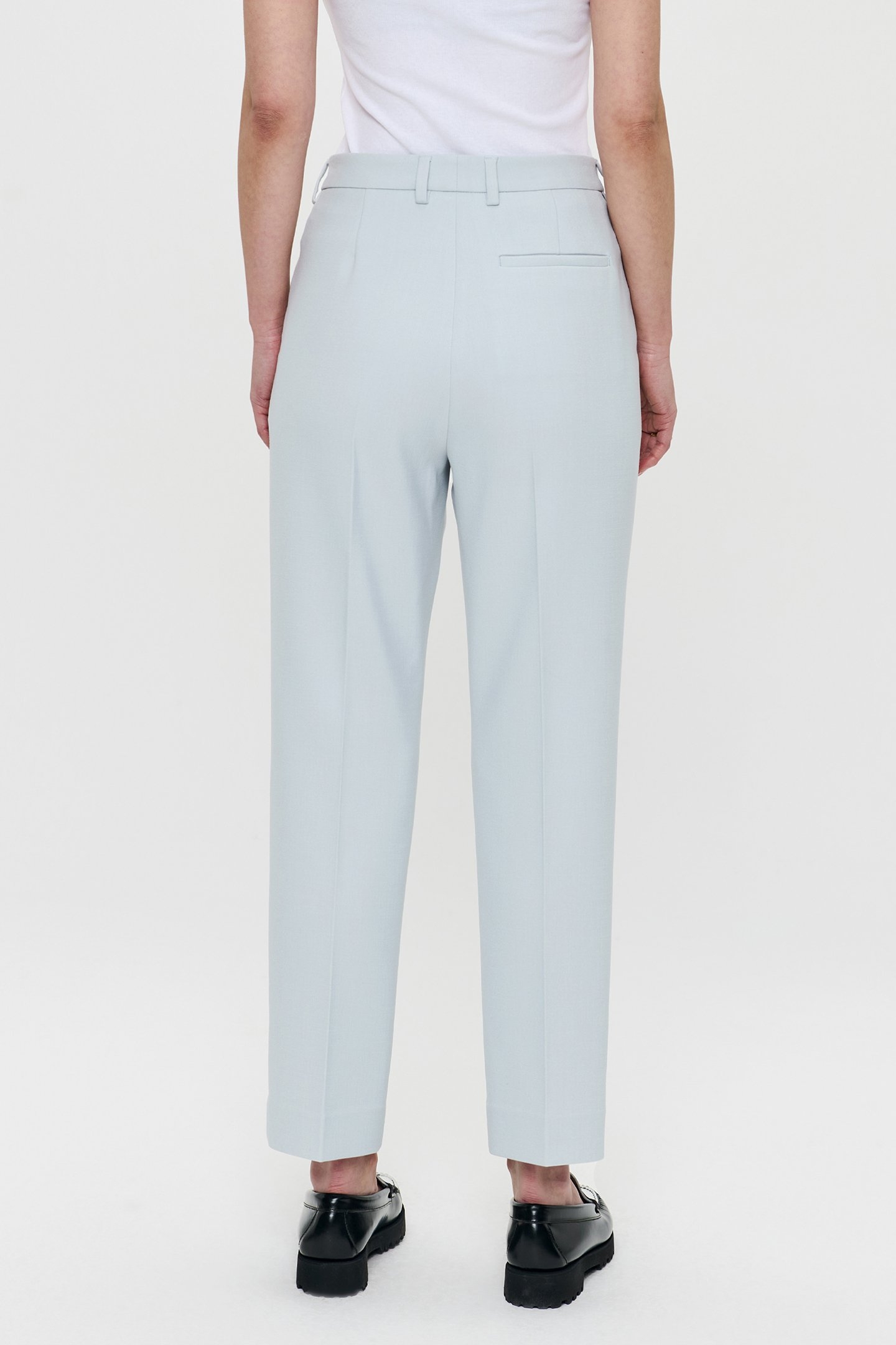 CROPPED CLASSIC PANTS BLUE FOG 2