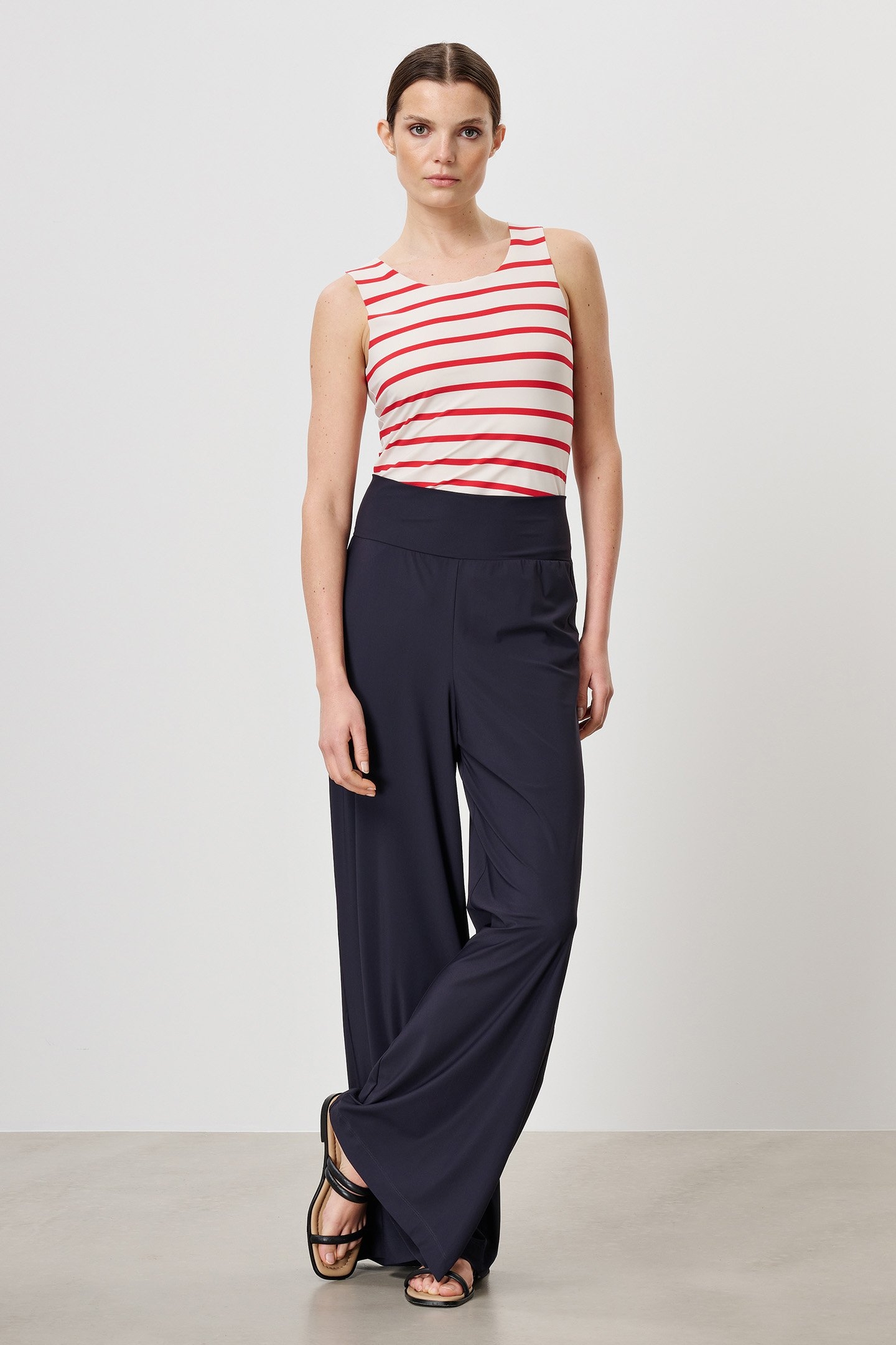 STRIPED TANK TOP RED 1