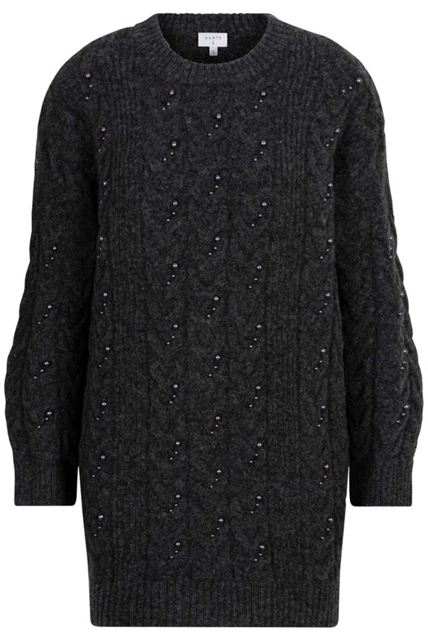 CROFT PEARL SWEATER GRAPHITE 3