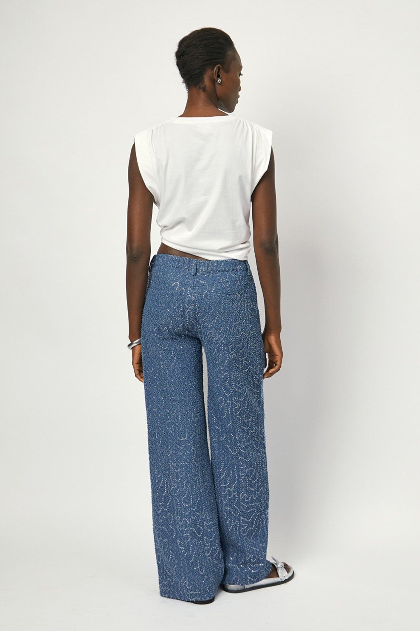 SPARROW DETAIL LOGO TEE OPTIC WHITE 2