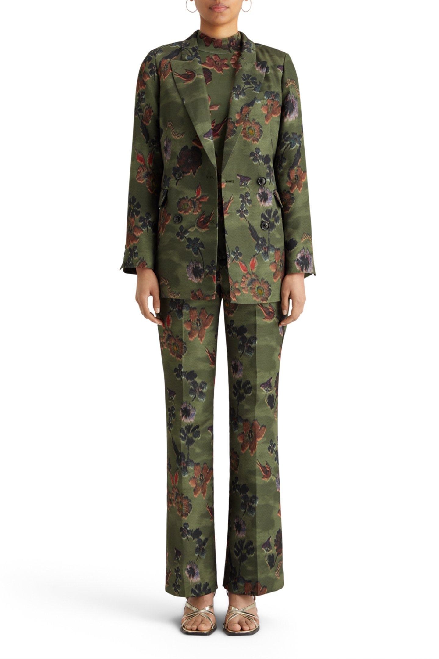 VIOLET POETRY TAPESTRY KICK FLARE PANT POETRY TAPESTRY MILIT 7