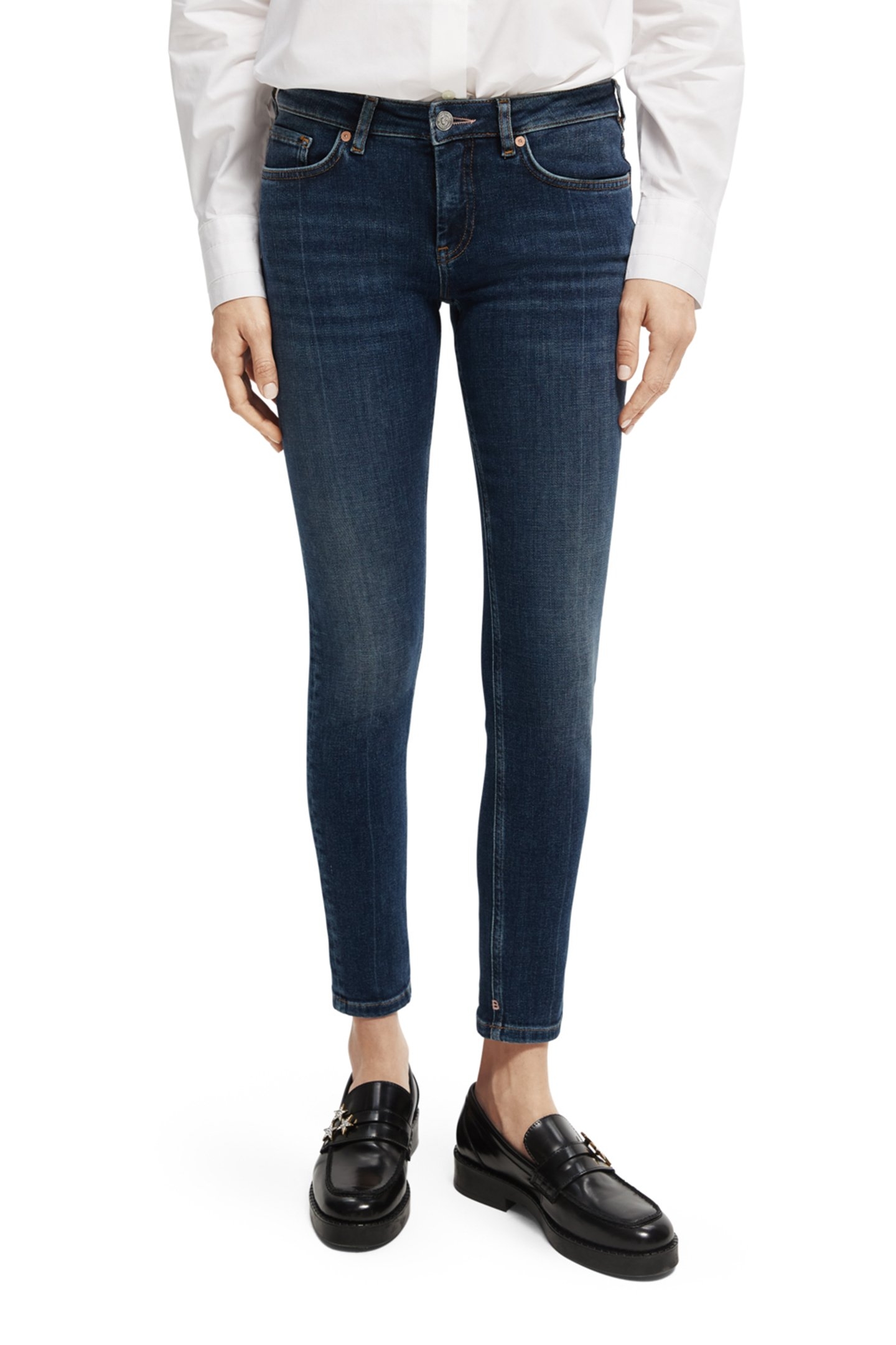 SEASONAL ESSENTIALS BOHEMIENNE SKINNY JEANS — RUBY BLUE 1