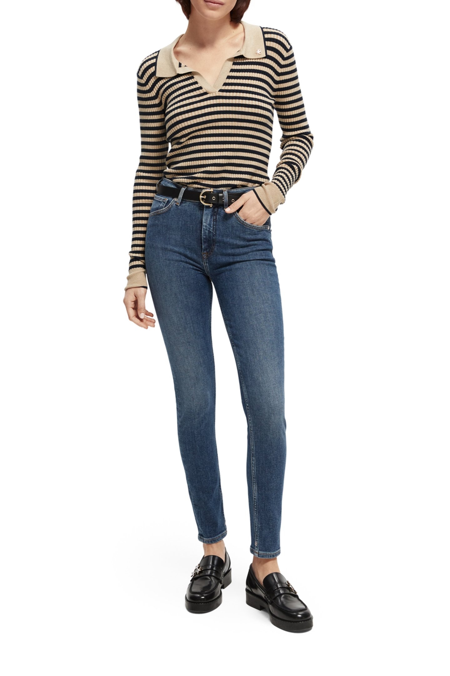 ESSENTIALS  HAUT SKINNY JEANS — FRESH DRAFT 3
